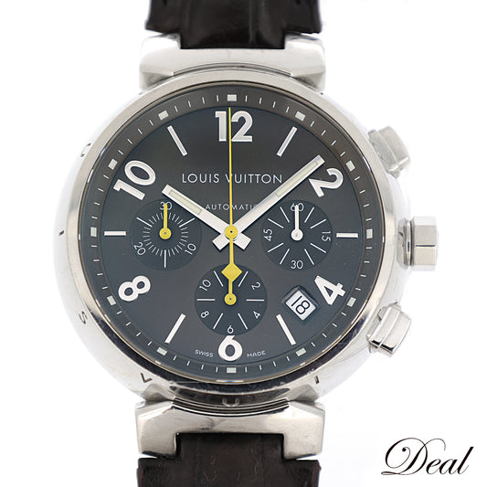 LOUIS VUITTON ルイ・ヴィトン タンブール クロノ Q1121 メンズ 腕時計
LV