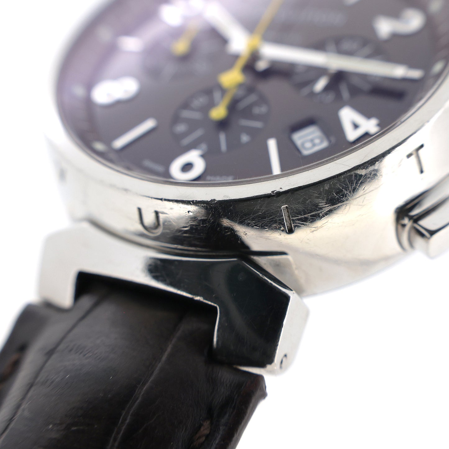 LOUIS VUITTON ルイ・ヴィトン タンブール クロノ Q1121 メンズ 腕時計
LV