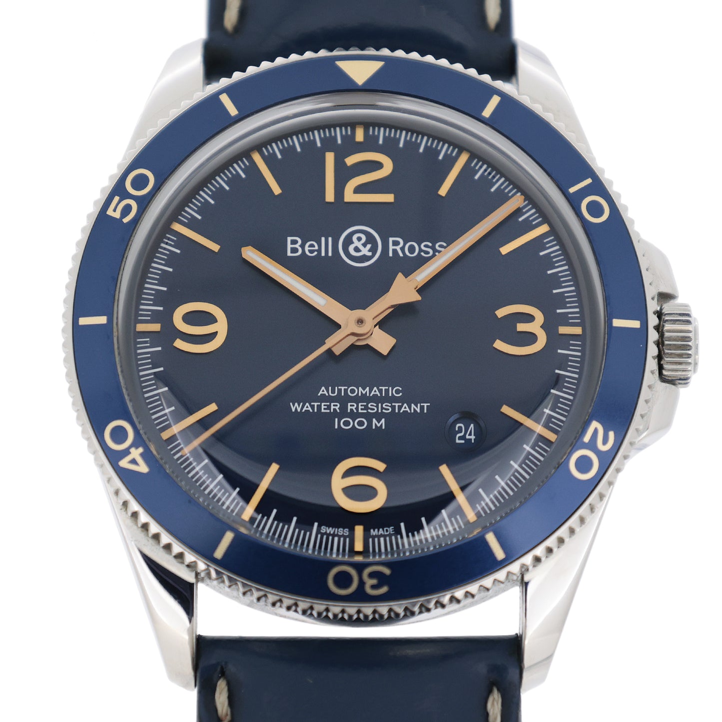 Bell＆Ross ベル＆ロス BR V2-92 アエロナバル BRV292-BU-G-ST/SCA メンズ 腕時計