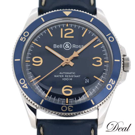 Bell＆Ross ベル＆ロス BR V2-92 アエロナバル BRV292-BU-G-ST/SCA メンズ 腕時計