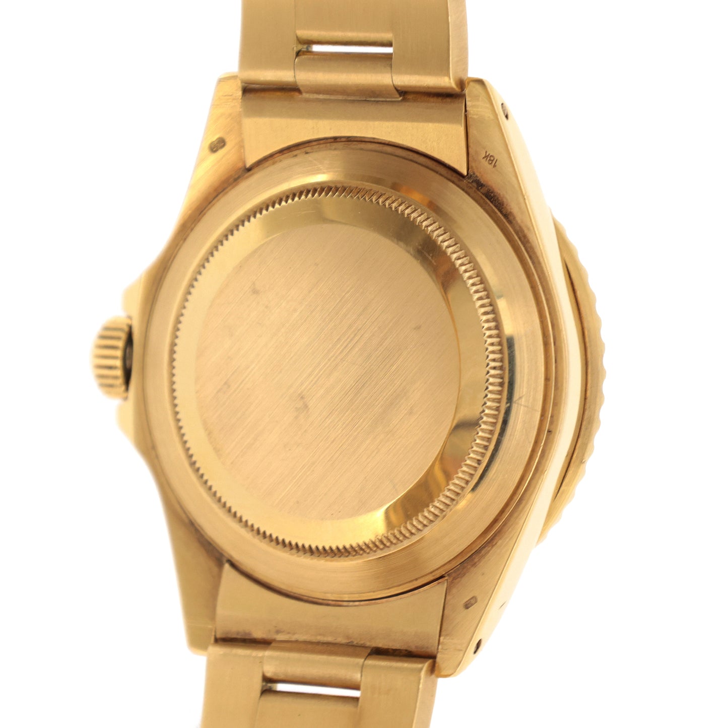 K18YG ROLEX ロレックス サブマリーナ デイト 16808 バイオレットダイヤル 金無垢 メンズ 腕時計