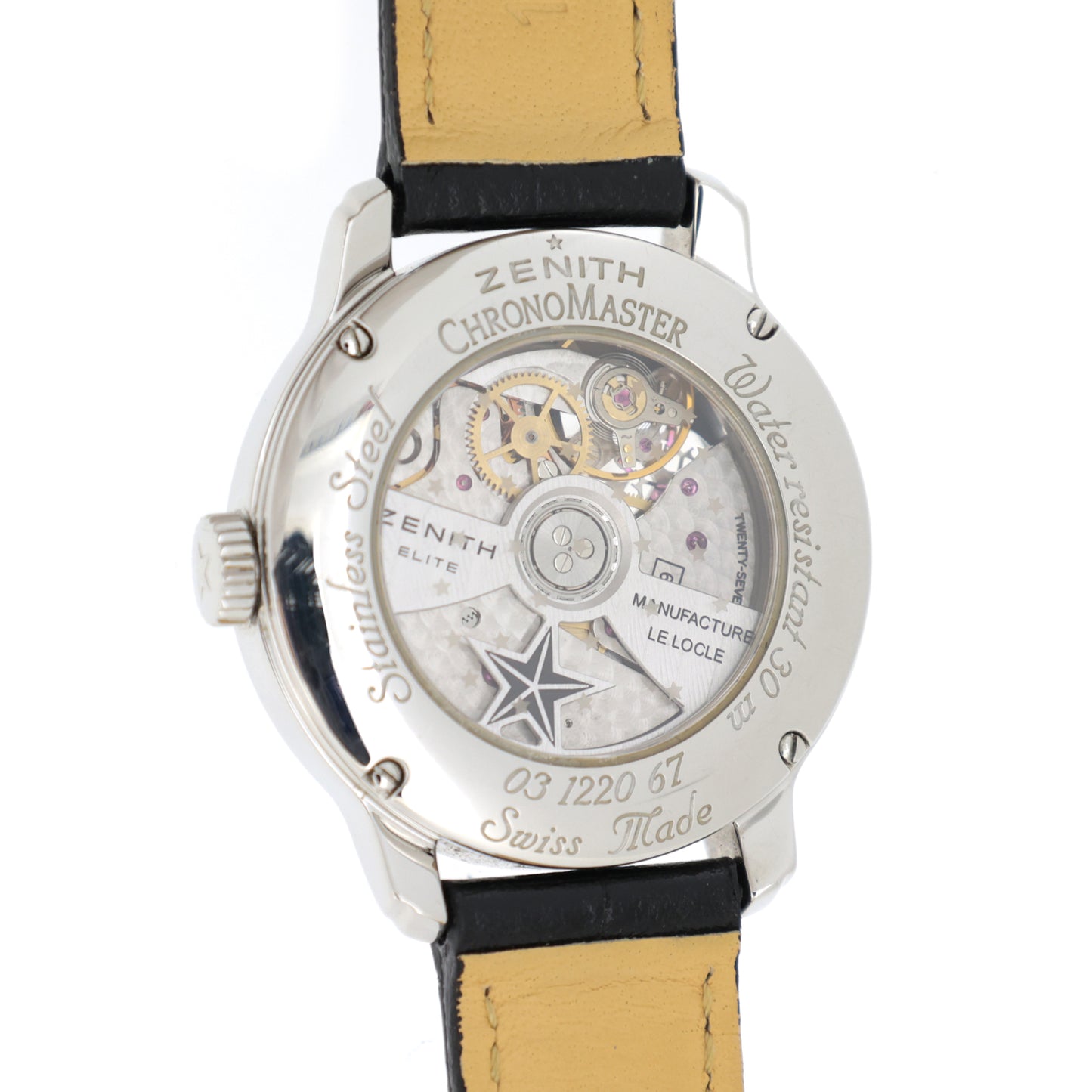 ZENITH ゼニス クロノマスターベイビースター オープンハート 03 1220 67 レディース 腕時計