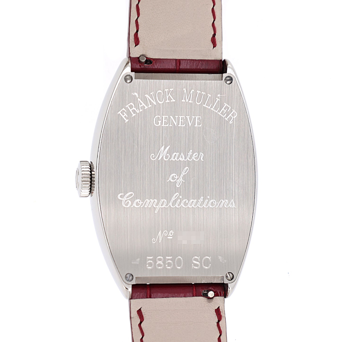 FRANCK MULLER フランクミュラー トノーカーベックス プラチナローター 5850SC メンズ 腕時計