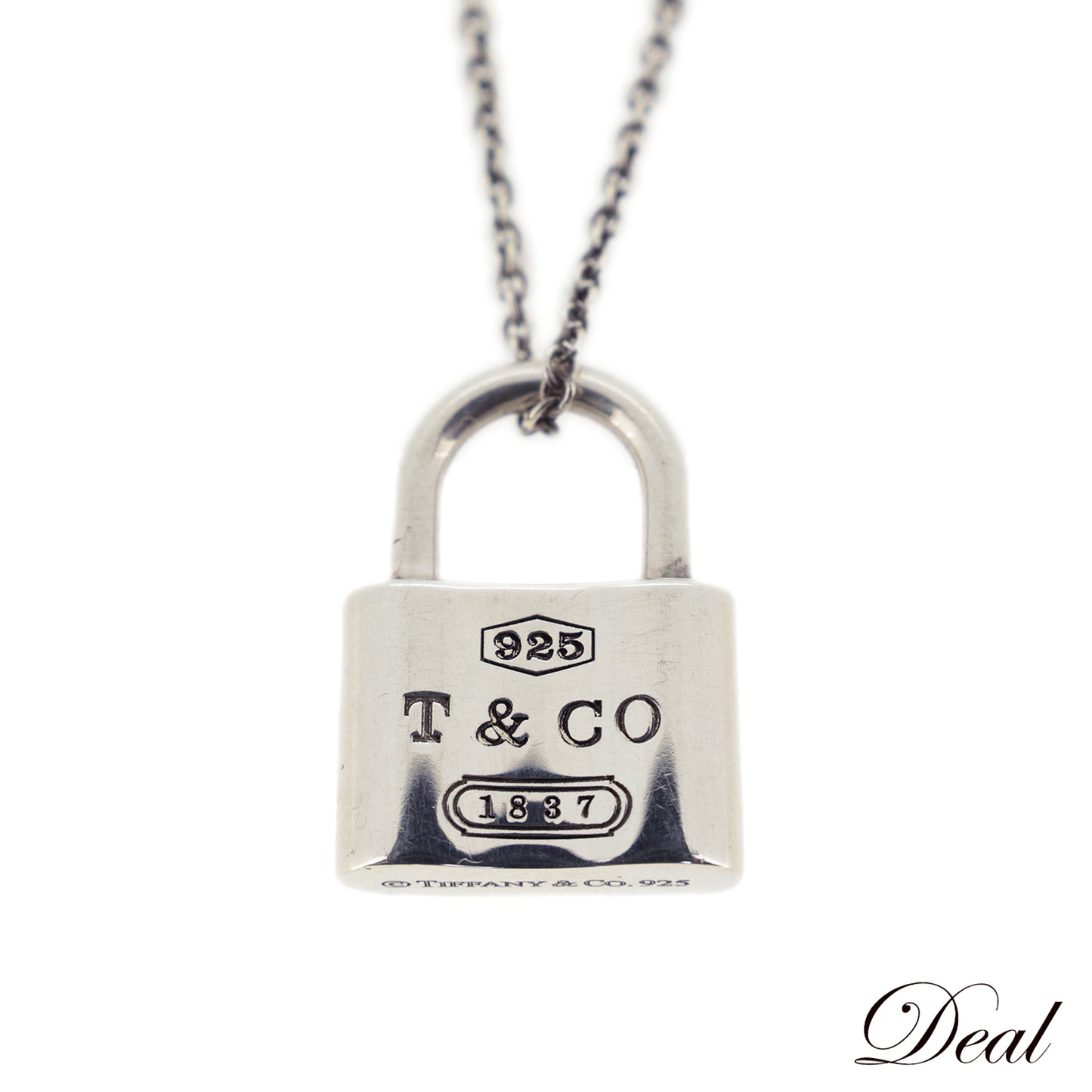 TIFFANY&Co. ティファニー 1837 パドロック SV925 シルバー レディース ネックレス