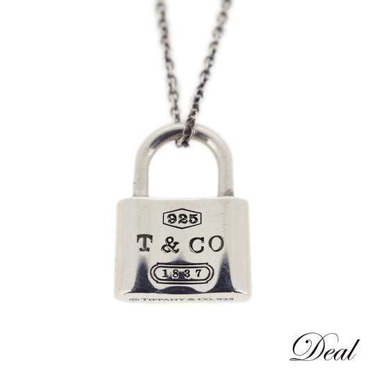 TIFFANY&Co. ティファニー 1837 パドロック SV925 シルバー レディース ネックレス
