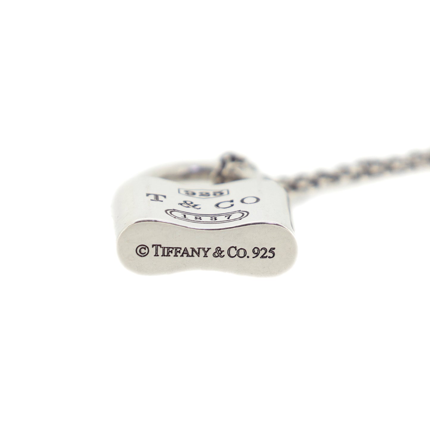 TIFFANY&Co. ティファニー 1837 パドロック SV925 シルバー レディース ネックレス
