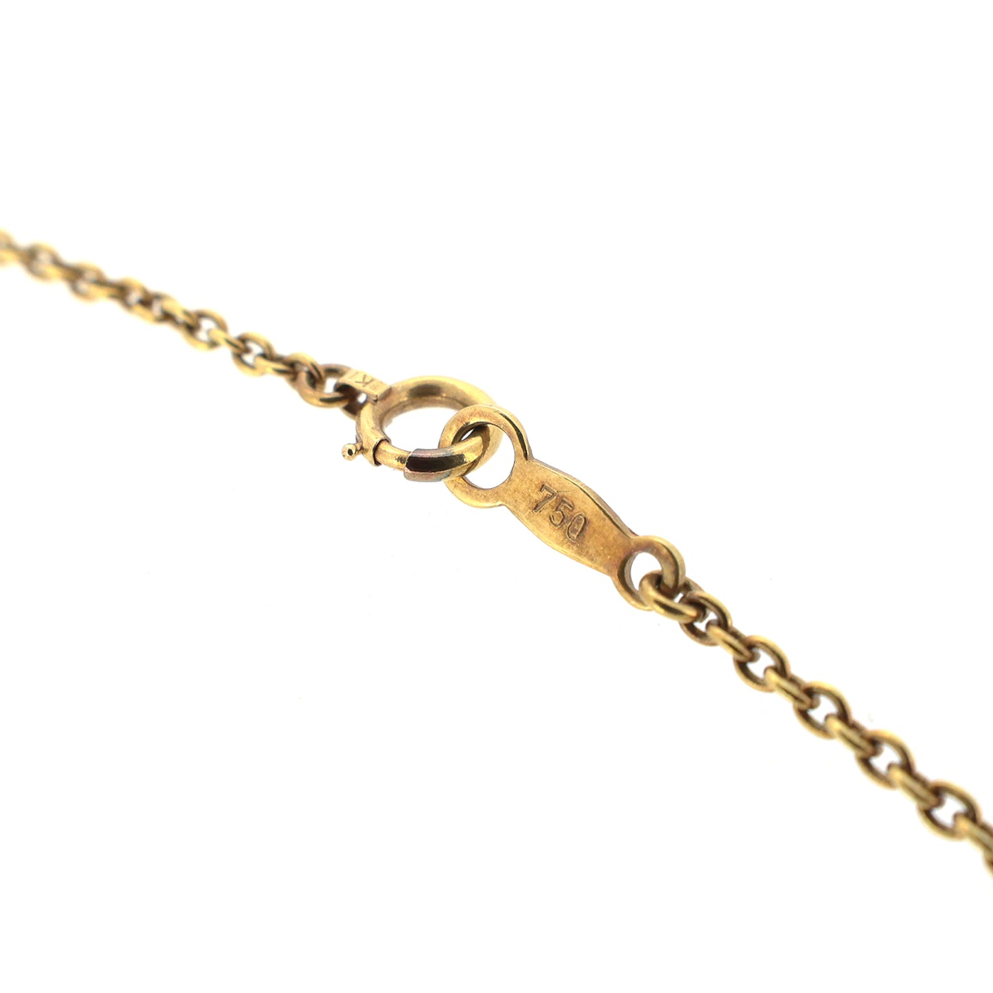 DIOR ディオール CDロゴ K18YG ダイヤモンド 0.38ct ゴールド レディース ネックレス