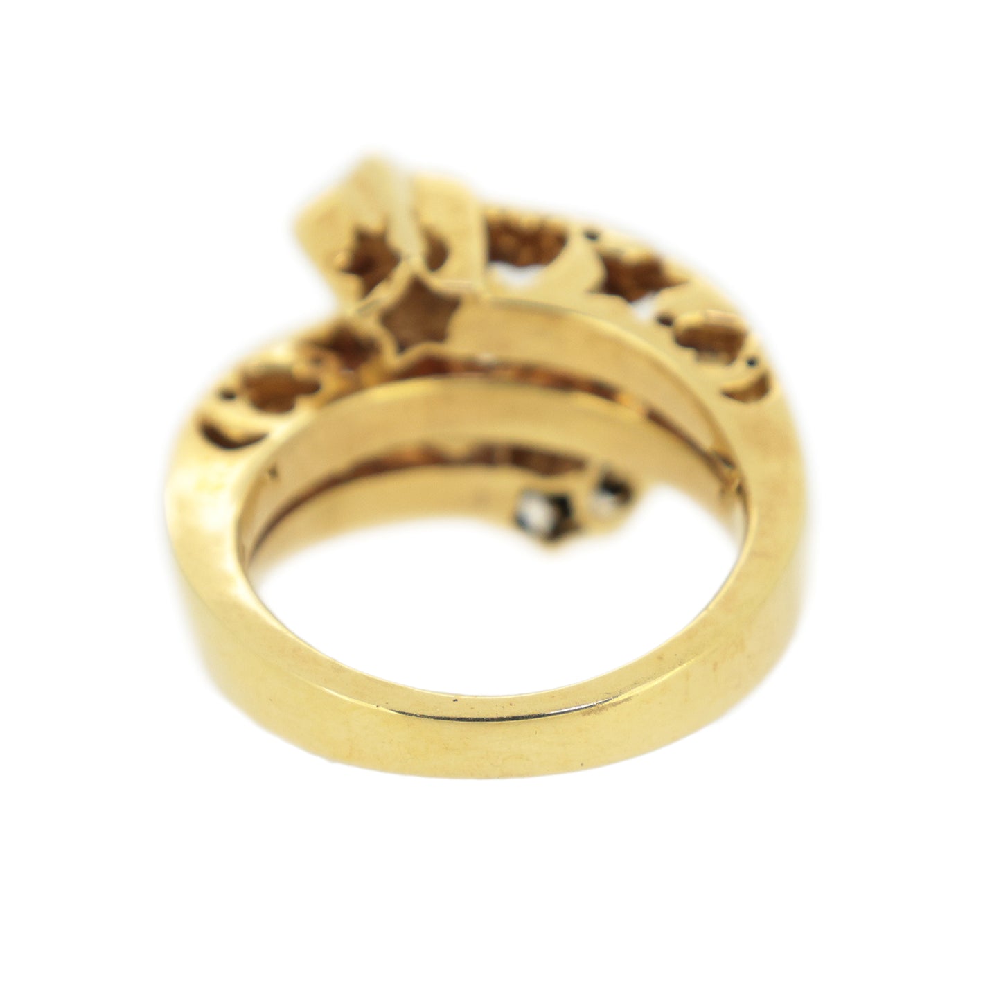 K18YG スター ダイヤモンド 0.57ct 11号 ゴールド レディース リング 指輪