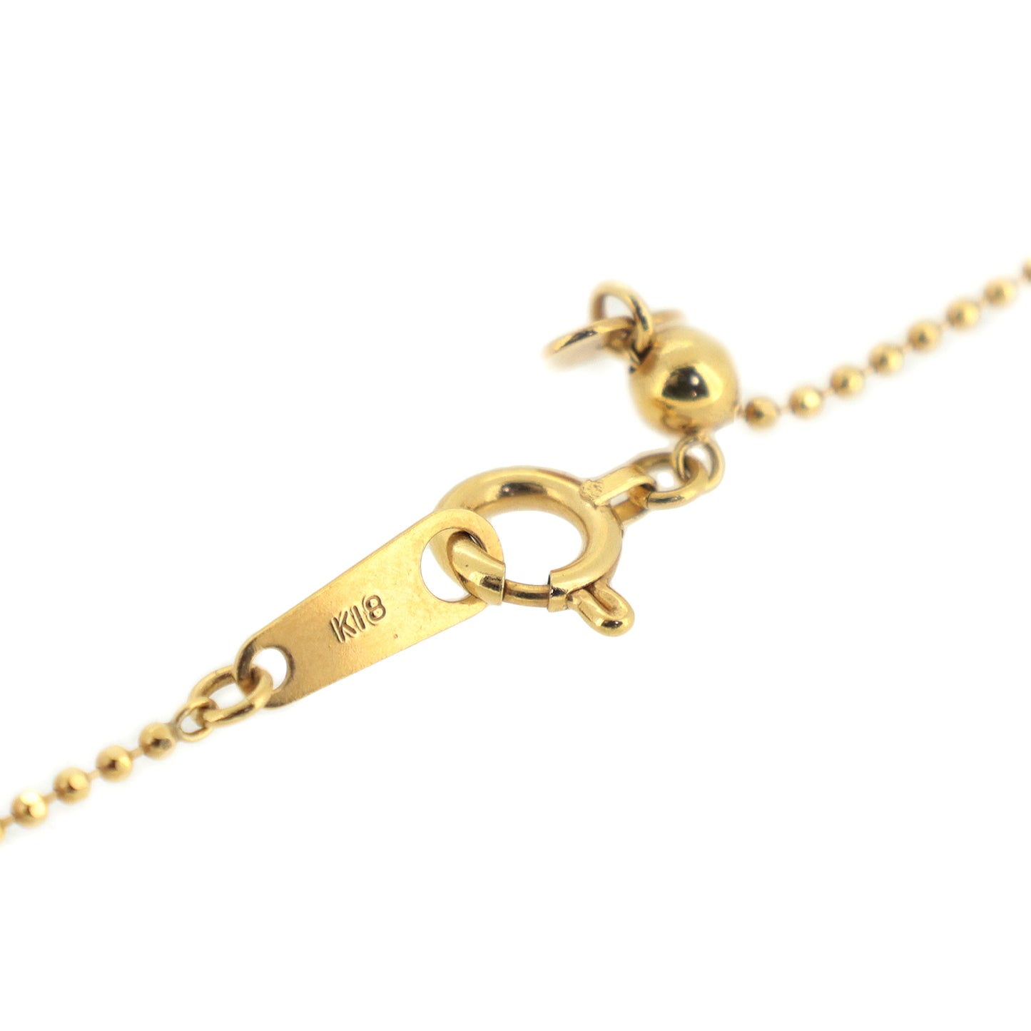 K18YG クロス ダイヤモンド 0.67ct ゴールド レディース ネックレス