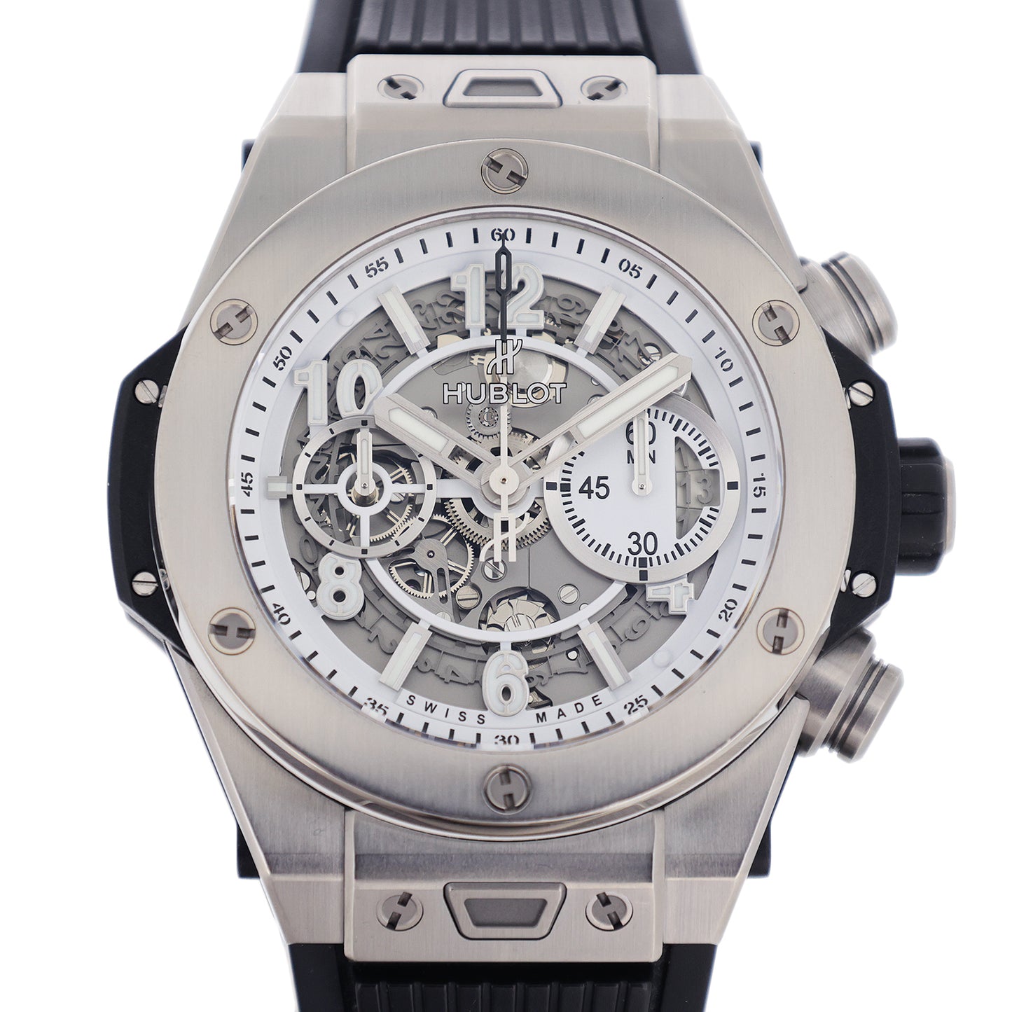 HUBLOT ウブロ ビッグバン ウニコ ブラック＆ホワイト 411.NE.2010.LR.JSM15 メンズ 腕時計