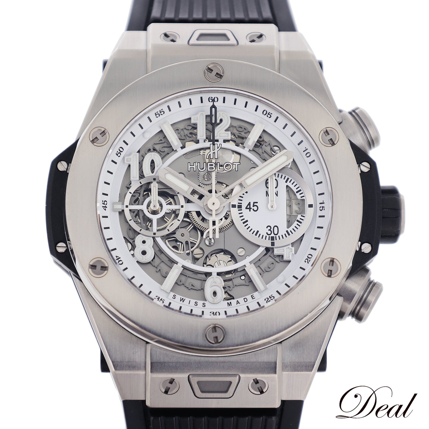 HUBLOT ウブロ ビッグバン ウニコ ブラック＆ホワイト 411.NE.2010.LR.JSM15 メンズ 腕時計