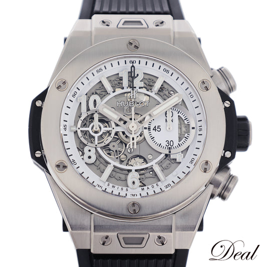 HUBLOT ウブロ ビッグバン ウニコ ブラック＆ホワイト 411.NE.2010.LR.JSM15 メンズ 腕時計