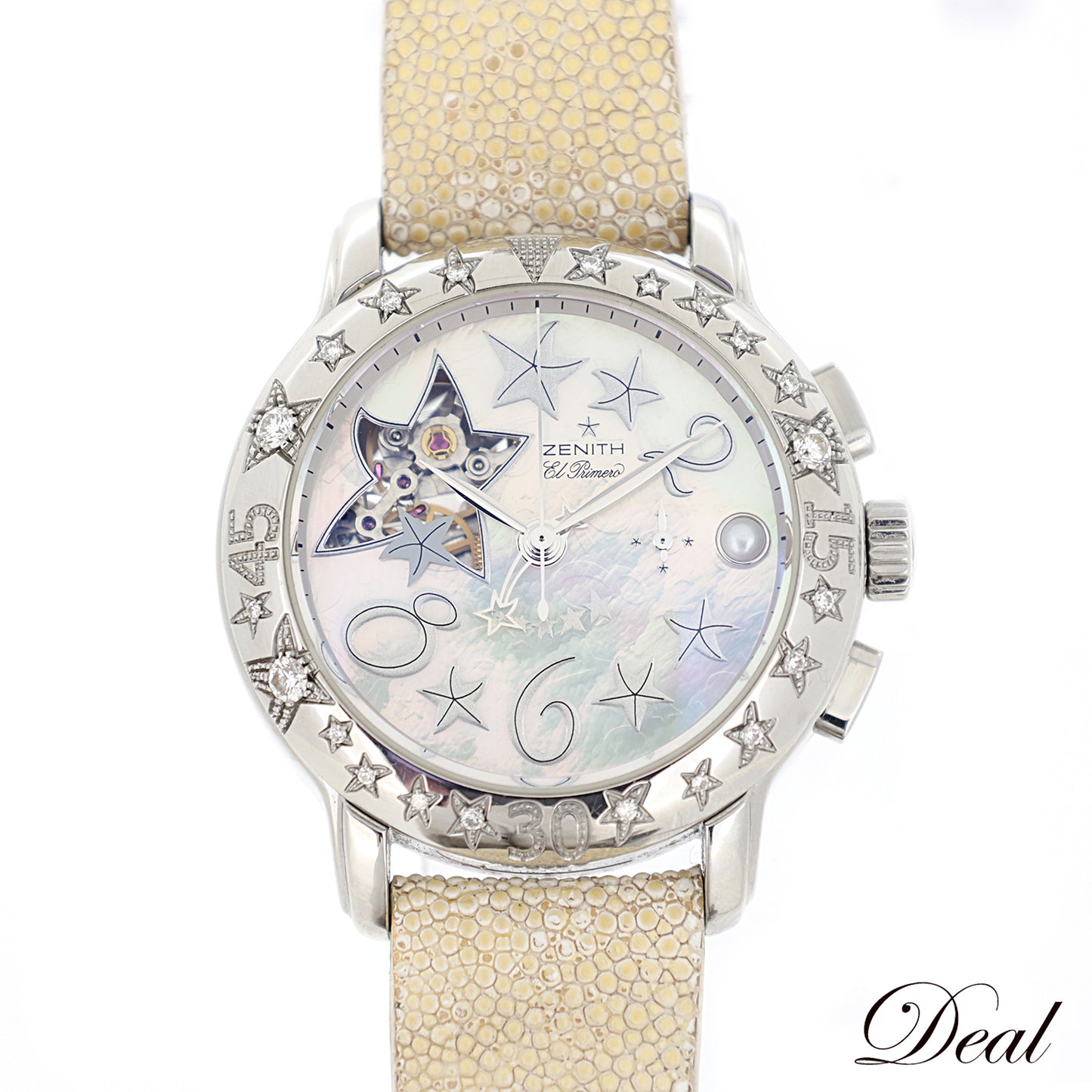 ベゼルダイヤ ZENITH ゼニス スター シー オープン エルプリメロ 16.1233.4021 レディース 腕時計