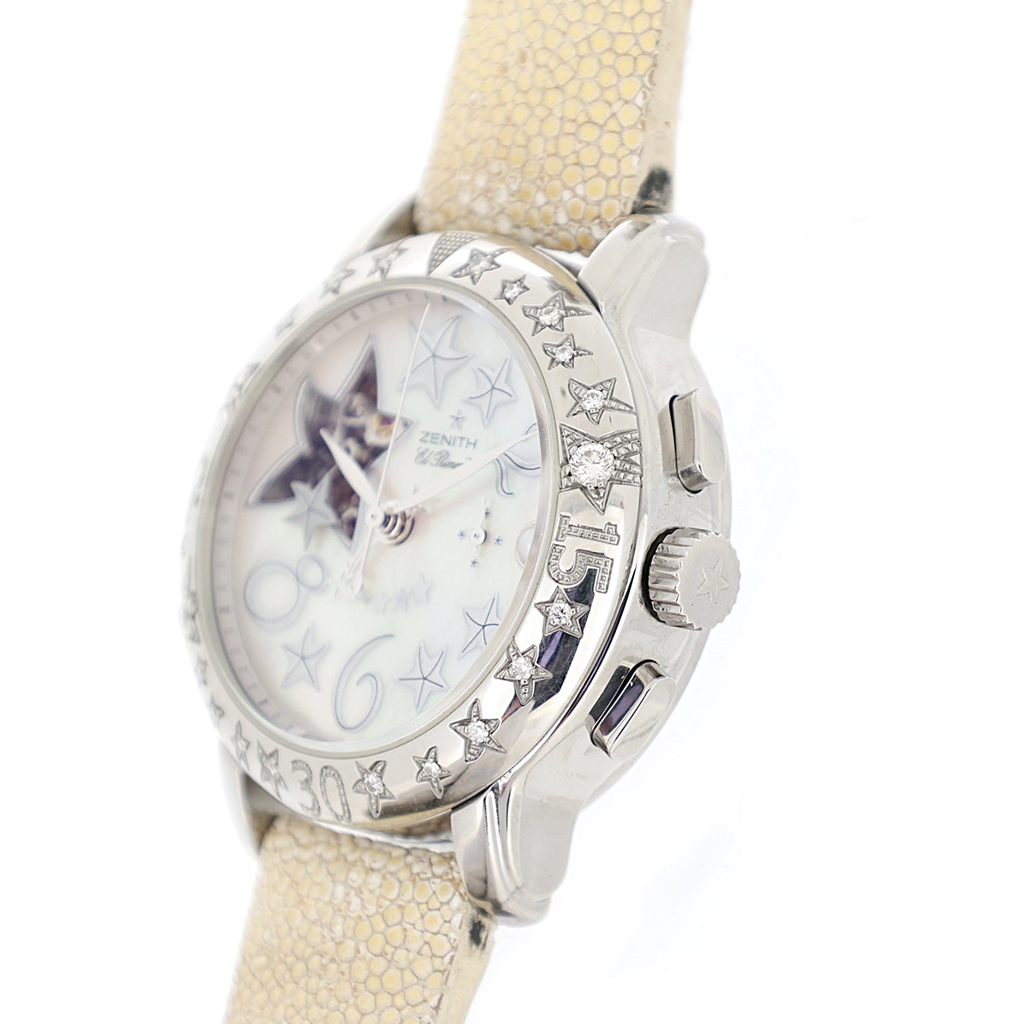 ベゼルダイヤ ZENITH ゼニス スター シー オープン エルプリメロ 16.1233.4021 レディース 腕時計