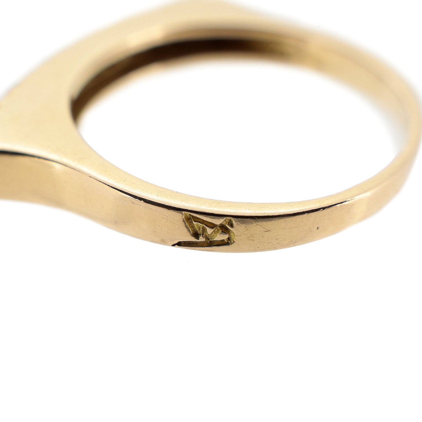 K18YG パヴェダイヤ デザインリング 0.44ct 16号 ゴールド レディース リング 指輪