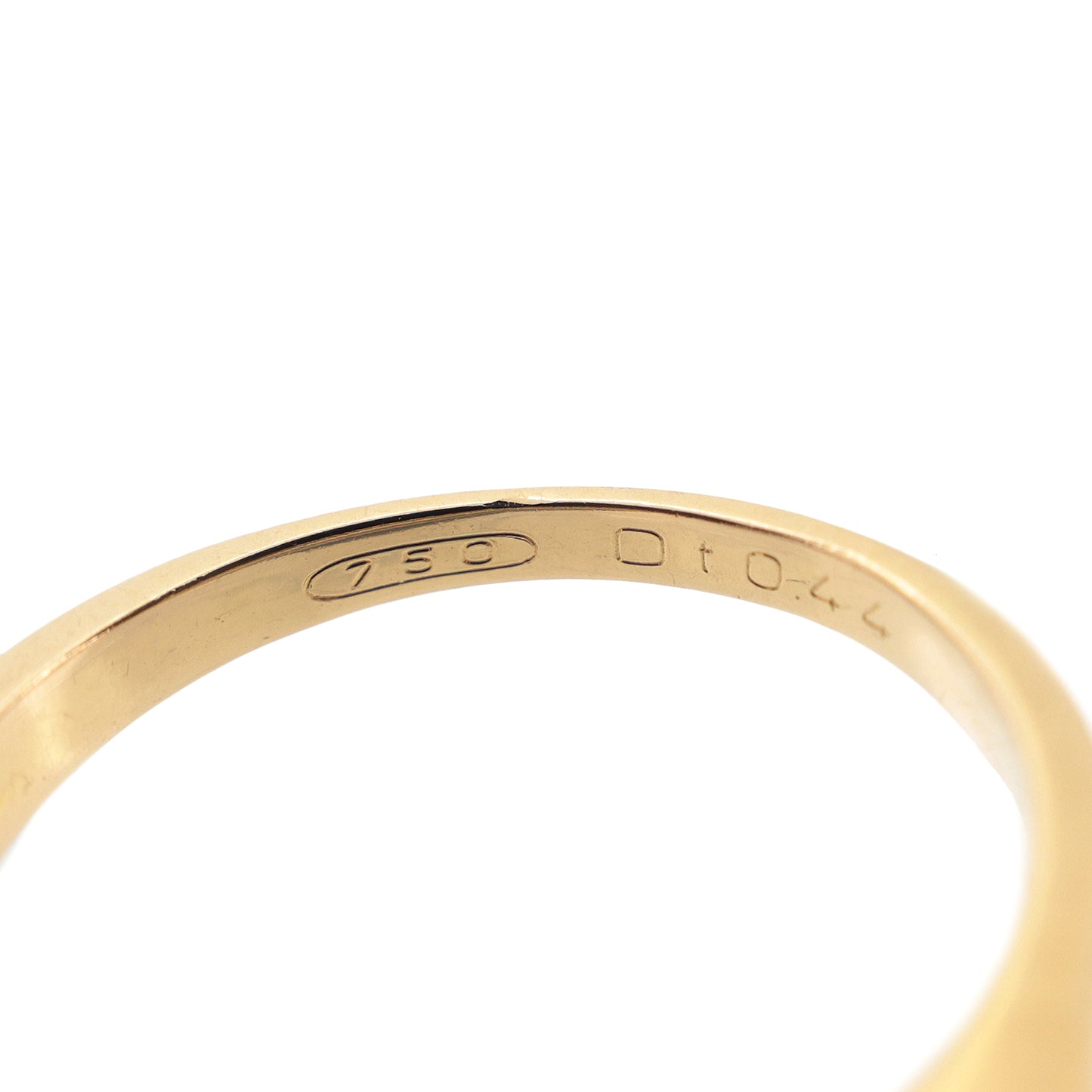 K18YG パヴェダイヤ デザインリング 0.44ct 16号 ゴールド レディース リング 指輪