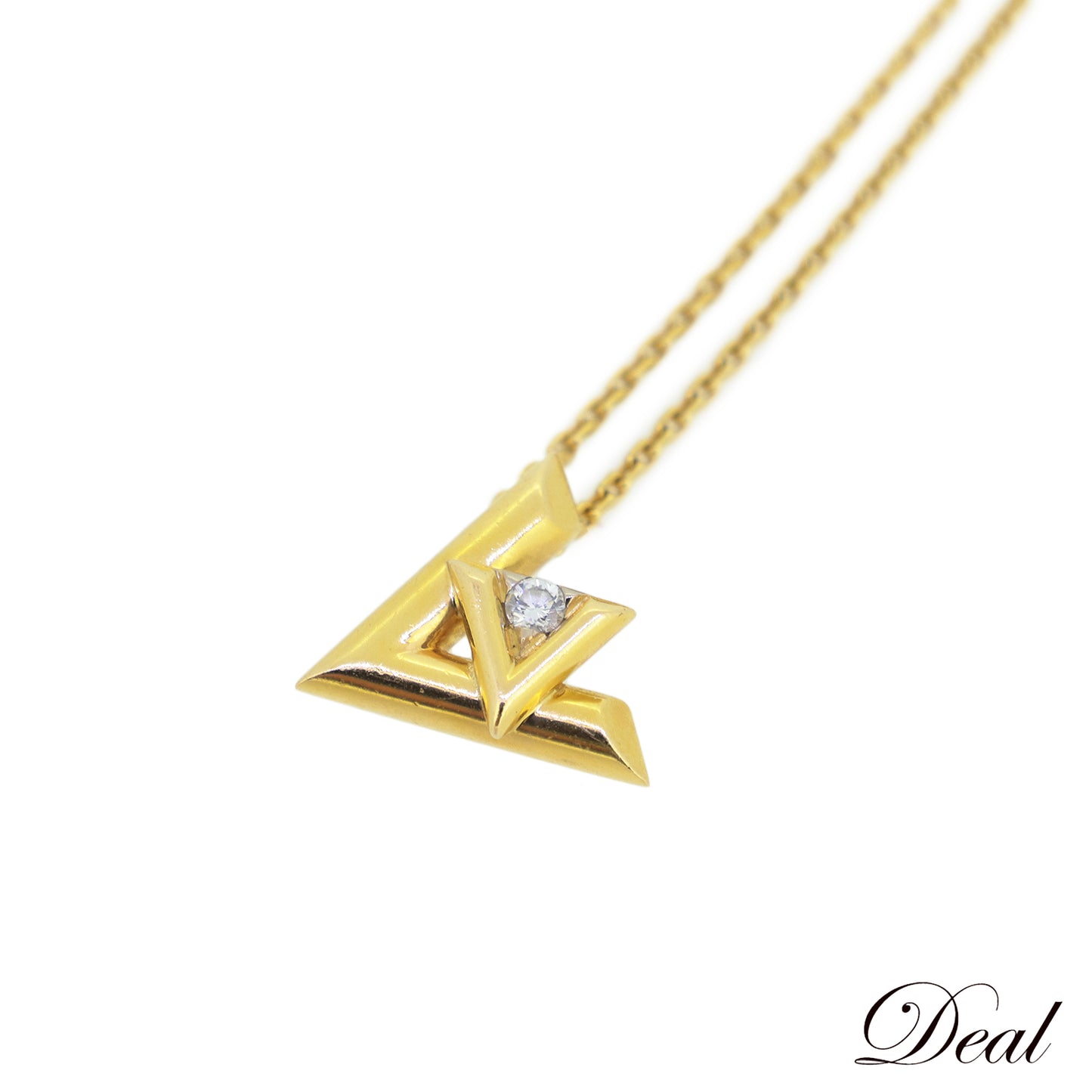 LOUIS VUITTON ルイ・ヴィトン LVヴォルト ワン PM パンダンティフ K18YG 1PD Q93805 レディース ネックレス
LV