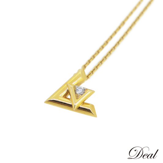 LOUIS VUITTON ルイ・ヴィトン LVヴォルト ワン PM パンダンティフ K18YG 1PD Q93805 レディース ネックレス
LV