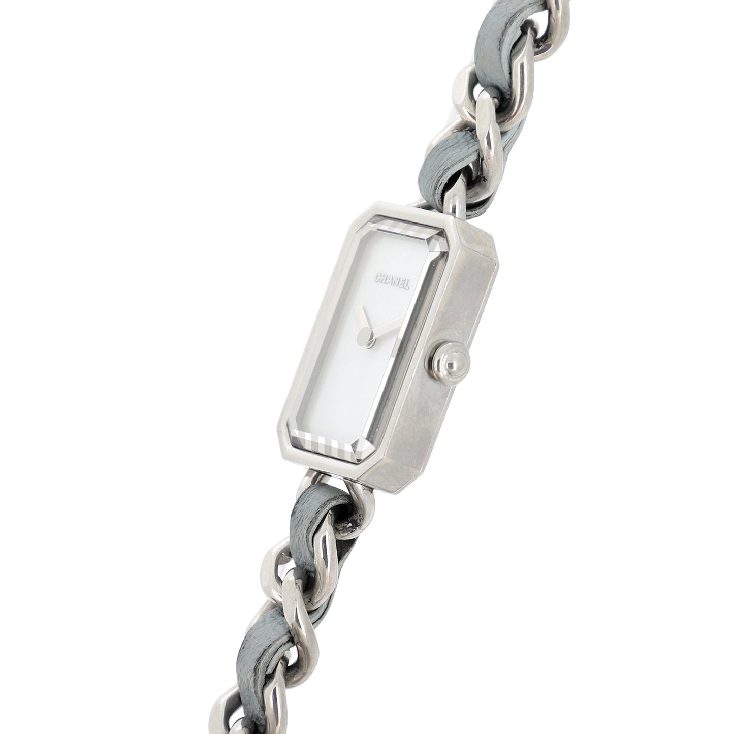 1000本限定 CHANEL シャネル プルミエール ロック シェル H4327 3重ブレス パステルブルー レディース 腕時計