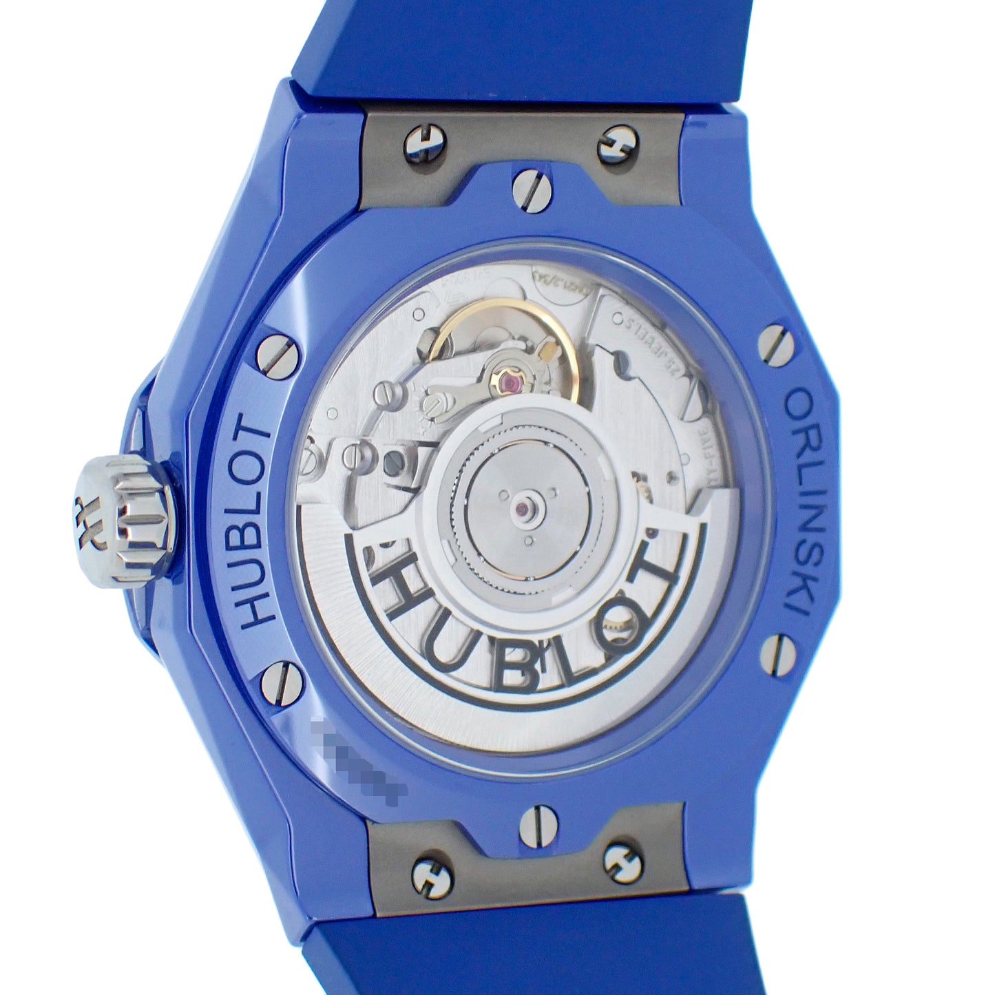 未使用 保管品 HUBLOT ウブロ クラシックフュージョン オーリンスキー ブルーセラミック 550.ES.5100.RX.ORL21 メンズ 腕時計