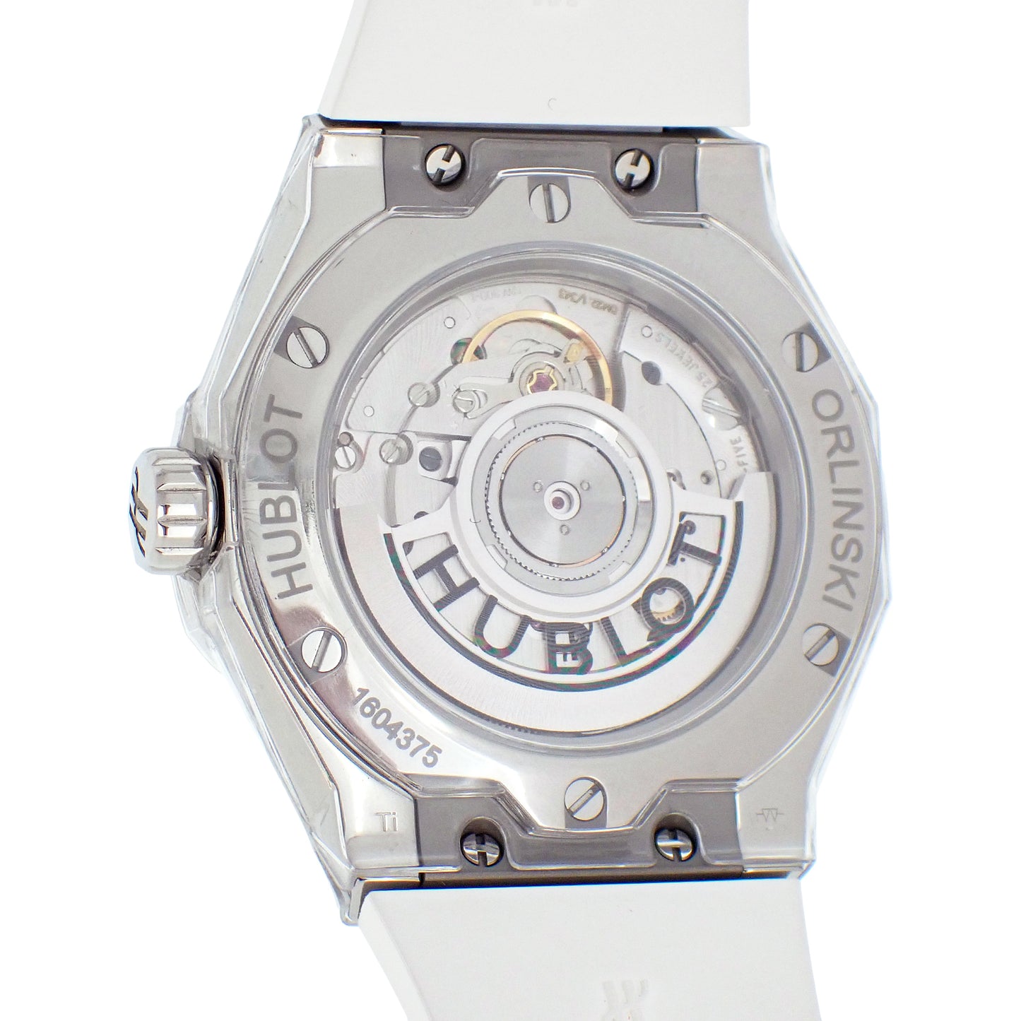 未使用 保管品 ダイヤ HUBLOT ウブロ クラシックフュージョン オーリンスキー チタニウム オルタナティブ パヴェ 550.NS.2200.RW.1804.ORL20 メンズ 腕時計