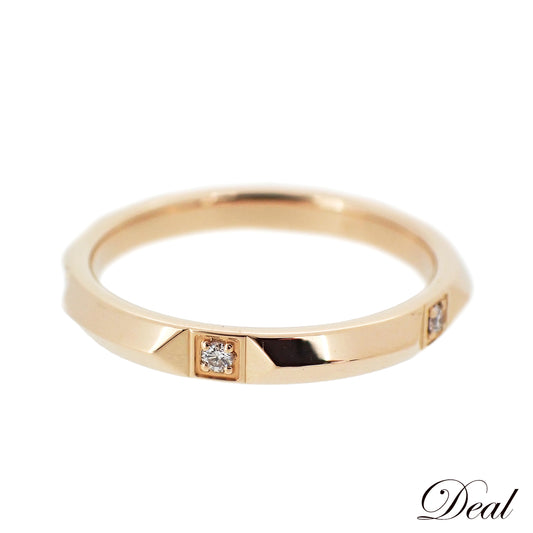 TIFFANY&Co. ティファニー トゥルーバント K18PG 5Pダイヤ 11.5号 ゴールド レディース リング 指輪