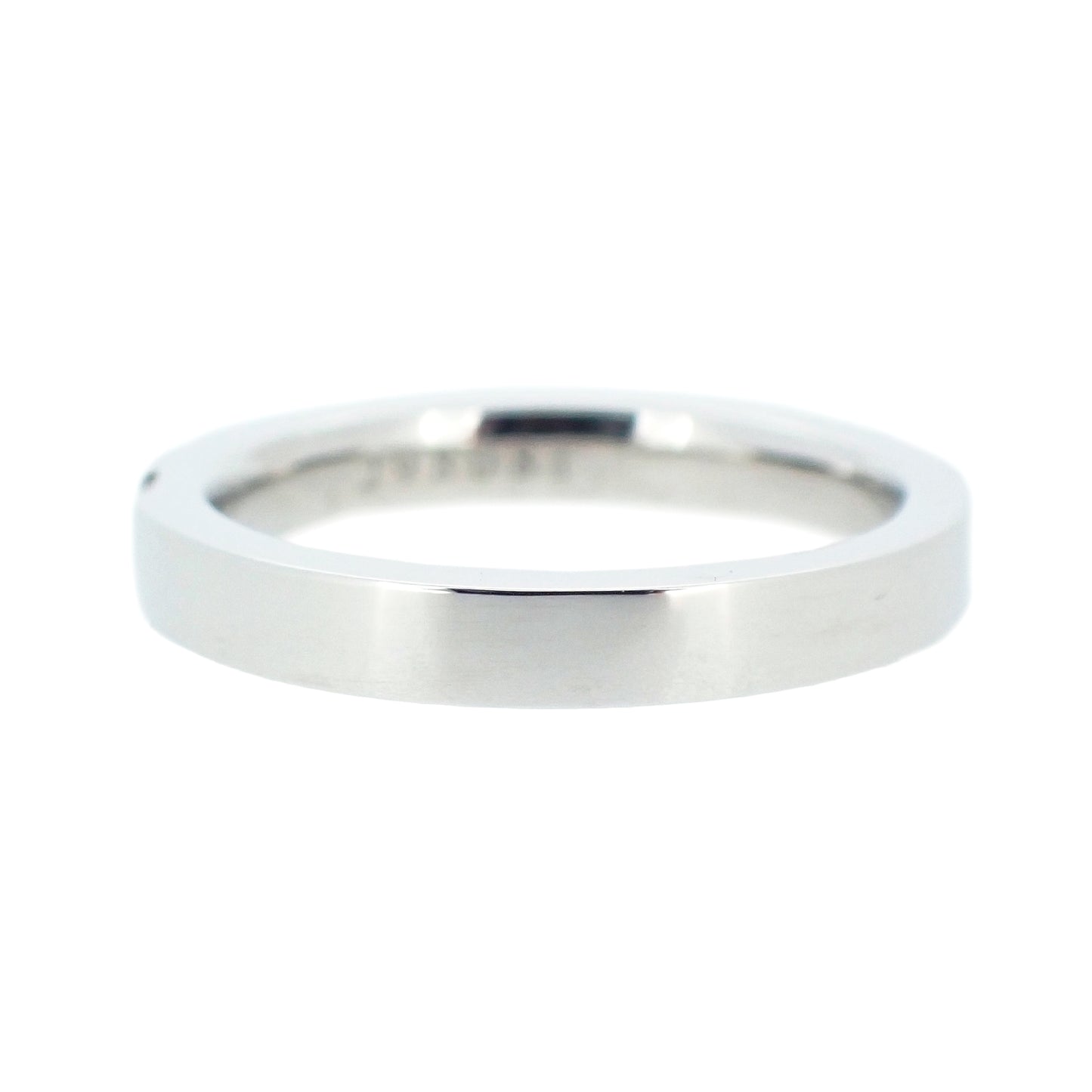 Harry Winston ハリーウィンストン プリンセスカット マリッジリング Pt950 1Pダイヤ 9号 シルバー レディース リング 指輪