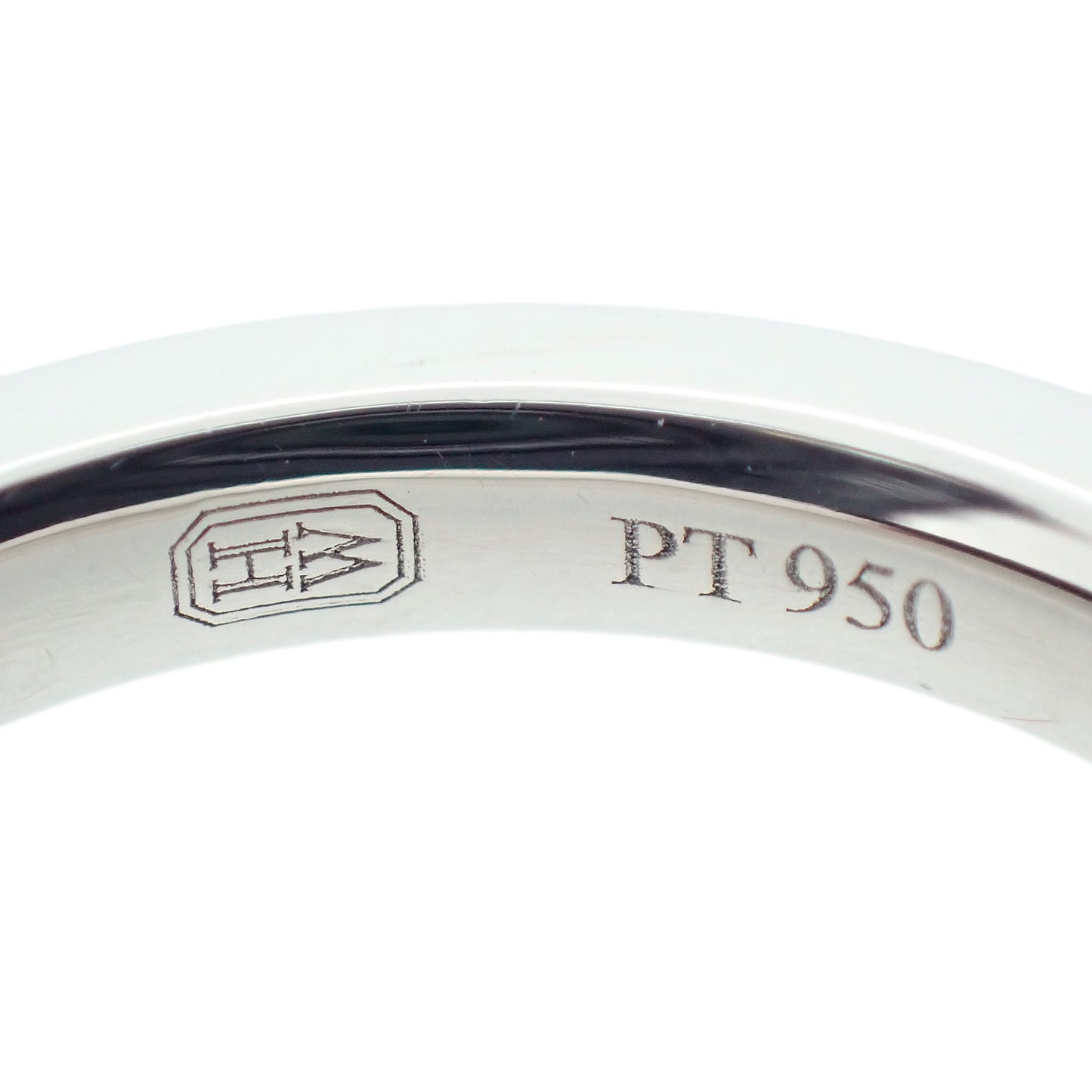 Harry Winston ハリーウィンストン プリンセスカット マリッジリング Pt950 1Pダイヤ 9号 シルバー レディース リング 指輪