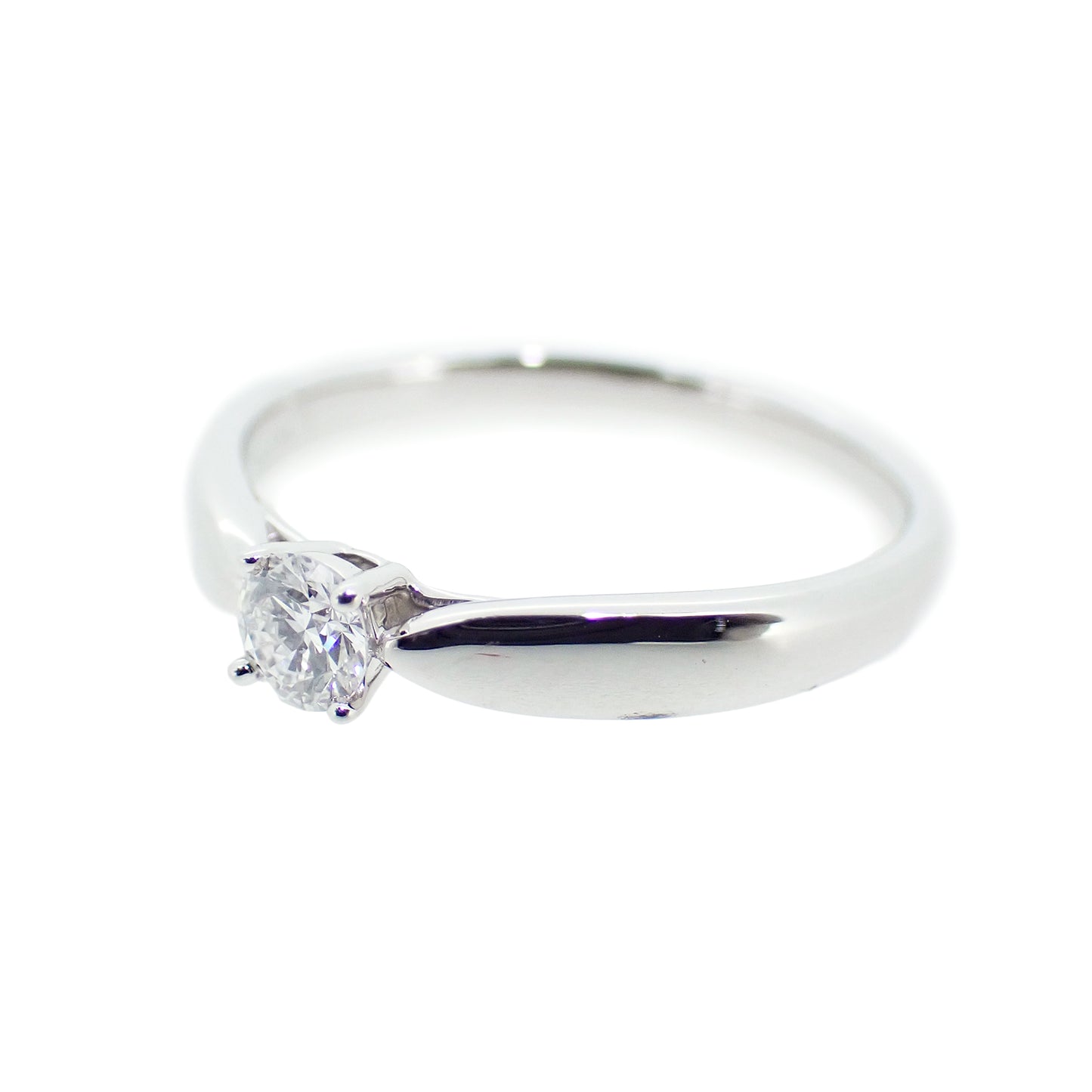 TIFFANY&Co. ティファニー ハーモニー Pt950 ダイヤ 0.18ct 11号 レディース リング 指輪