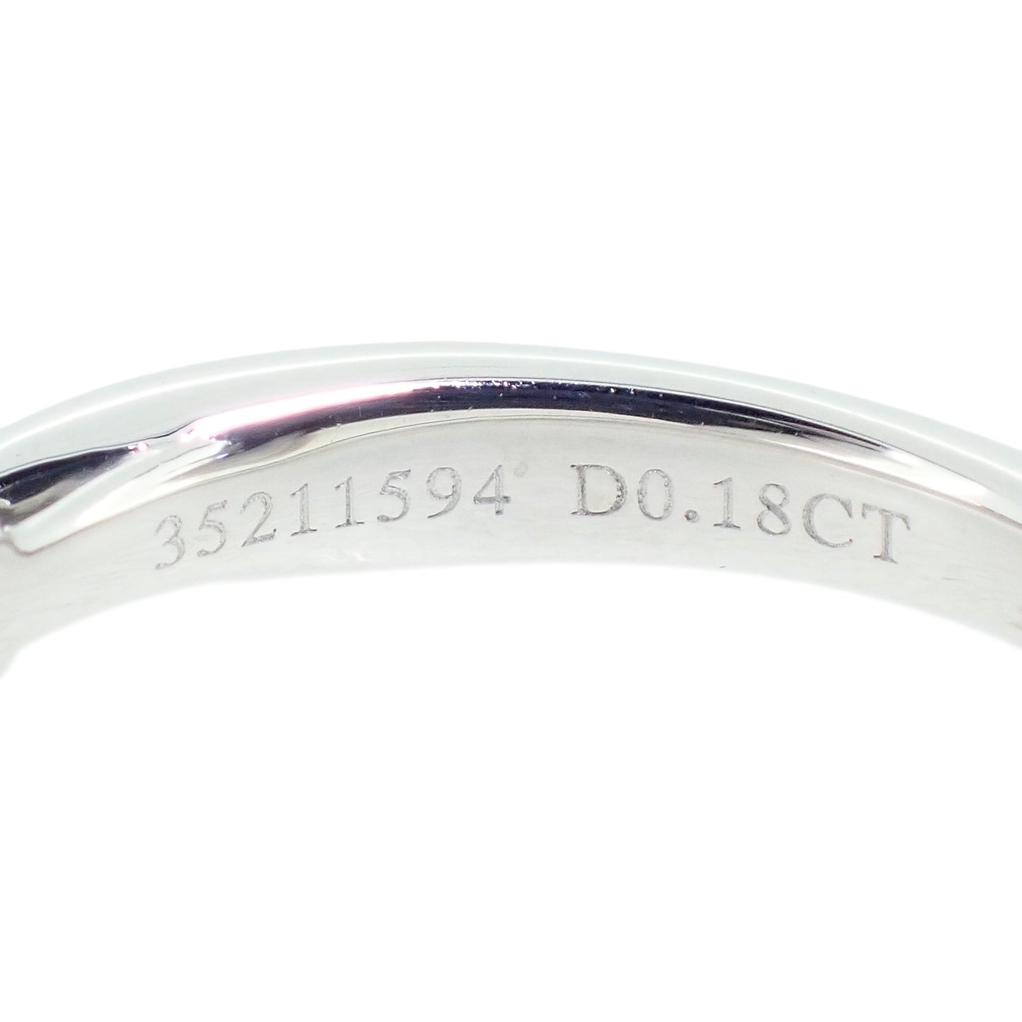 TIFFANY&Co. ティファニー ハーモニー Pt950 ダイヤ 0.18ct 11号 レディース リング 指輪