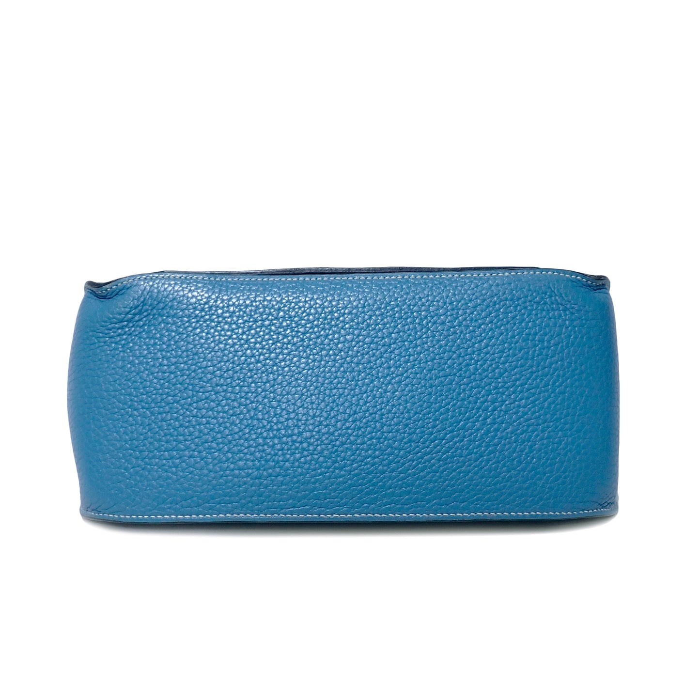 HERMES エルメス ジプシエール28 ブルージーン トリヨンクレマンス シルバー金具 R刻印 2014年 ブルー レディース ショルダーバッグ