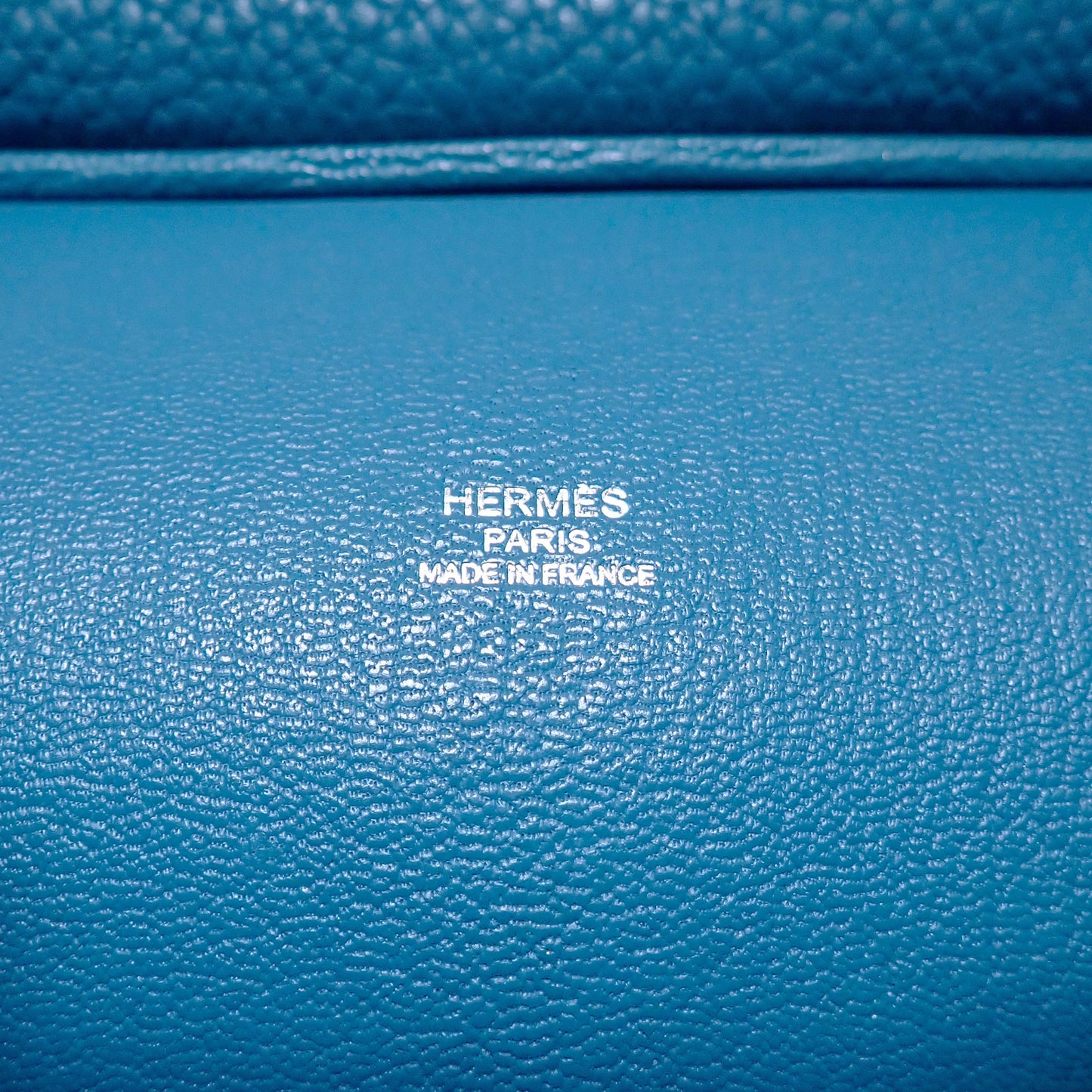 HERMES エルメス ジプシエール28 ブルージーン トリヨンクレマンス シルバー金具 R刻印 2014年 ブルー レディース ショルダーバッグ