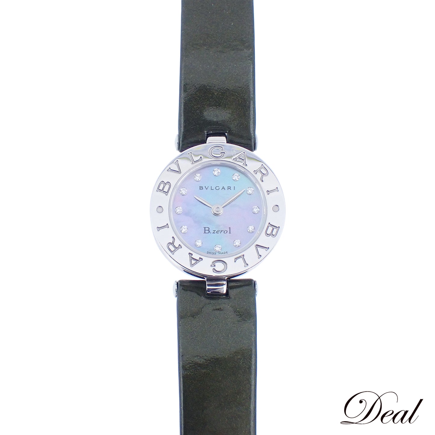 BVLGARI ブルガリ B-zero1 ビーゼロワン 12PD ブルーシェル文字盤 BZ22S レディース 腕時計
