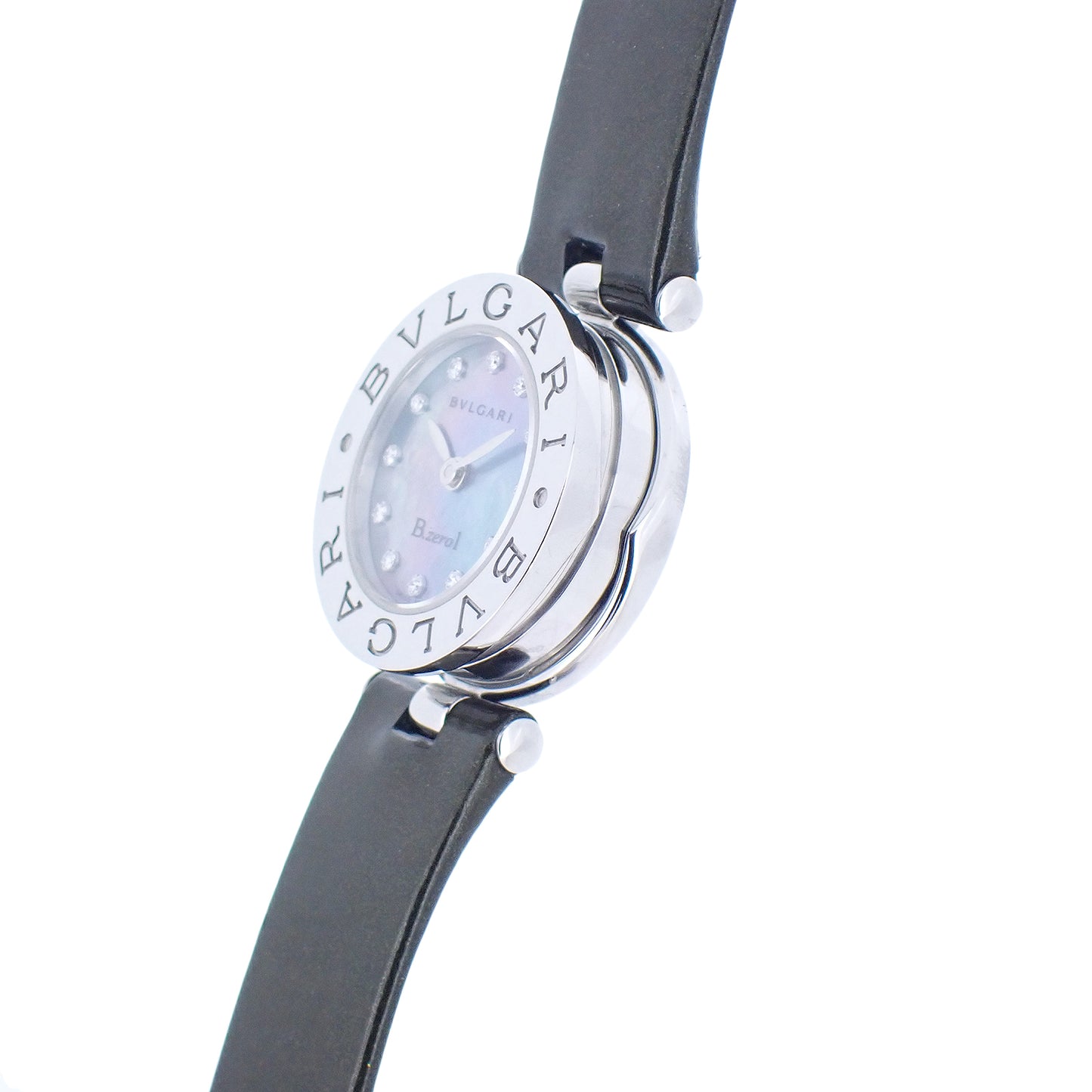 BVLGARI ブルガリ B-zero1 ビーゼロワン 12PD ブルーシェル文字盤 BZ22S レディース 腕時計