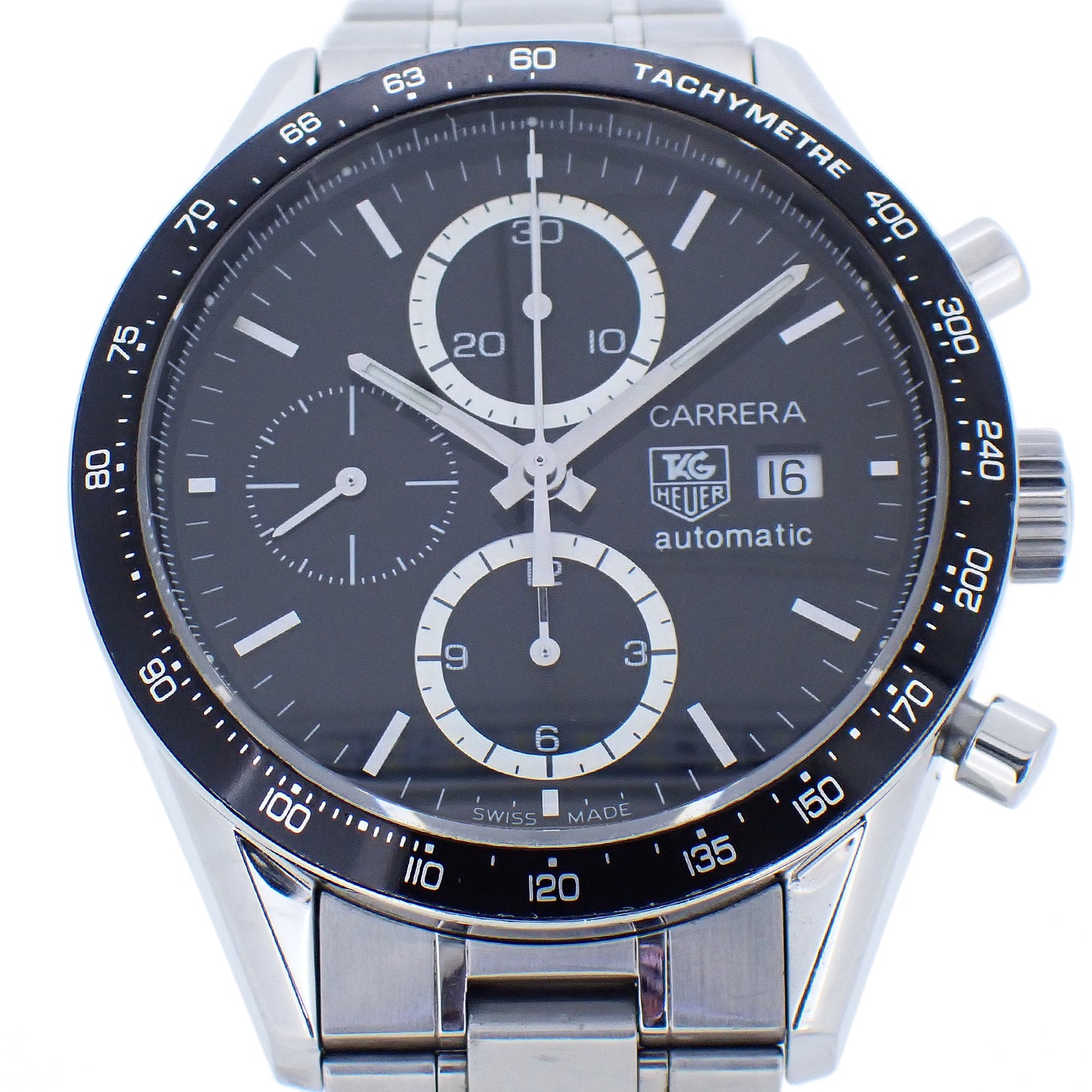 TAG HEUER タグホイヤー カレラ タキメーター クロノグラフ CV2010.BA0786 メンズ 腕時計