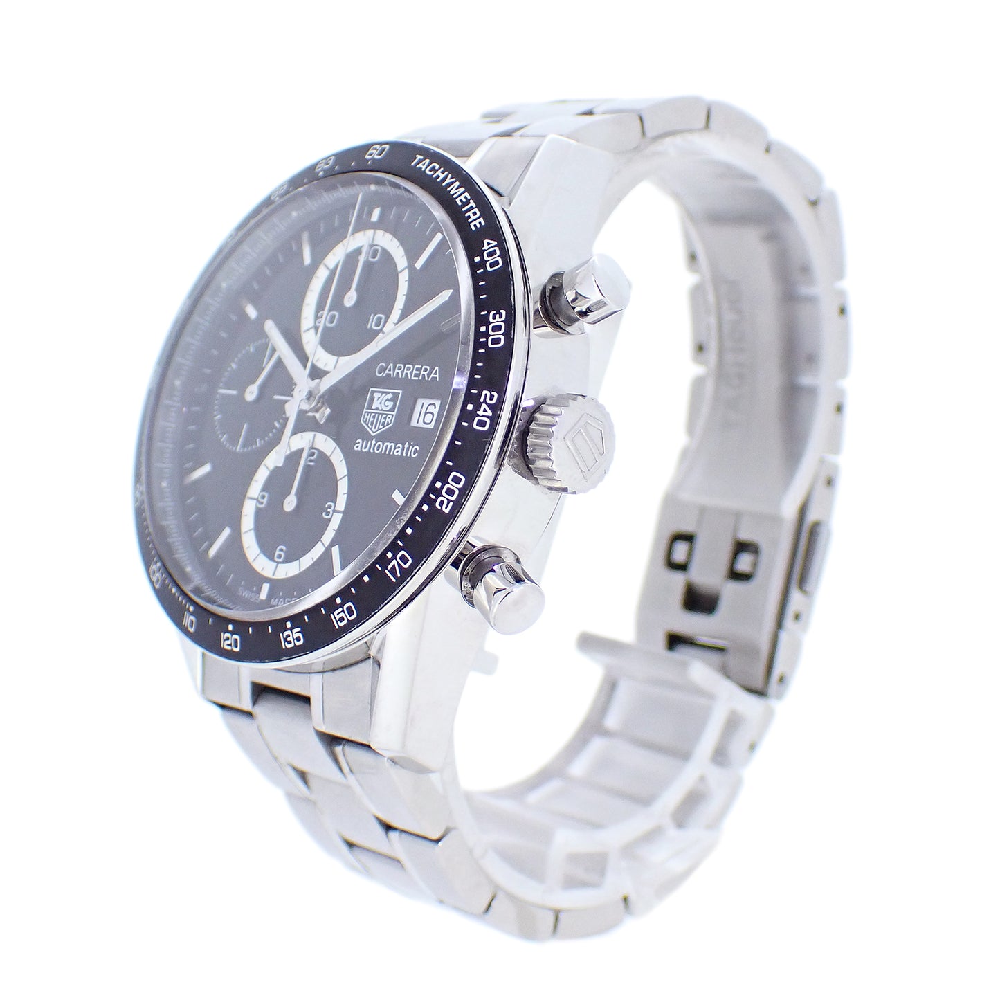 TAG HEUER タグホイヤー カレラ タキメーター クロノグラフ CV2010.BA0786 メンズ 腕時計