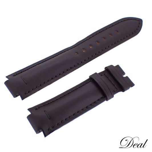 LOUIS VUITTON ルイ・ヴィトン 純正 レザーベルト タンブール用 ダークブラウン ブラウン メンズ 時計ベルト
LV