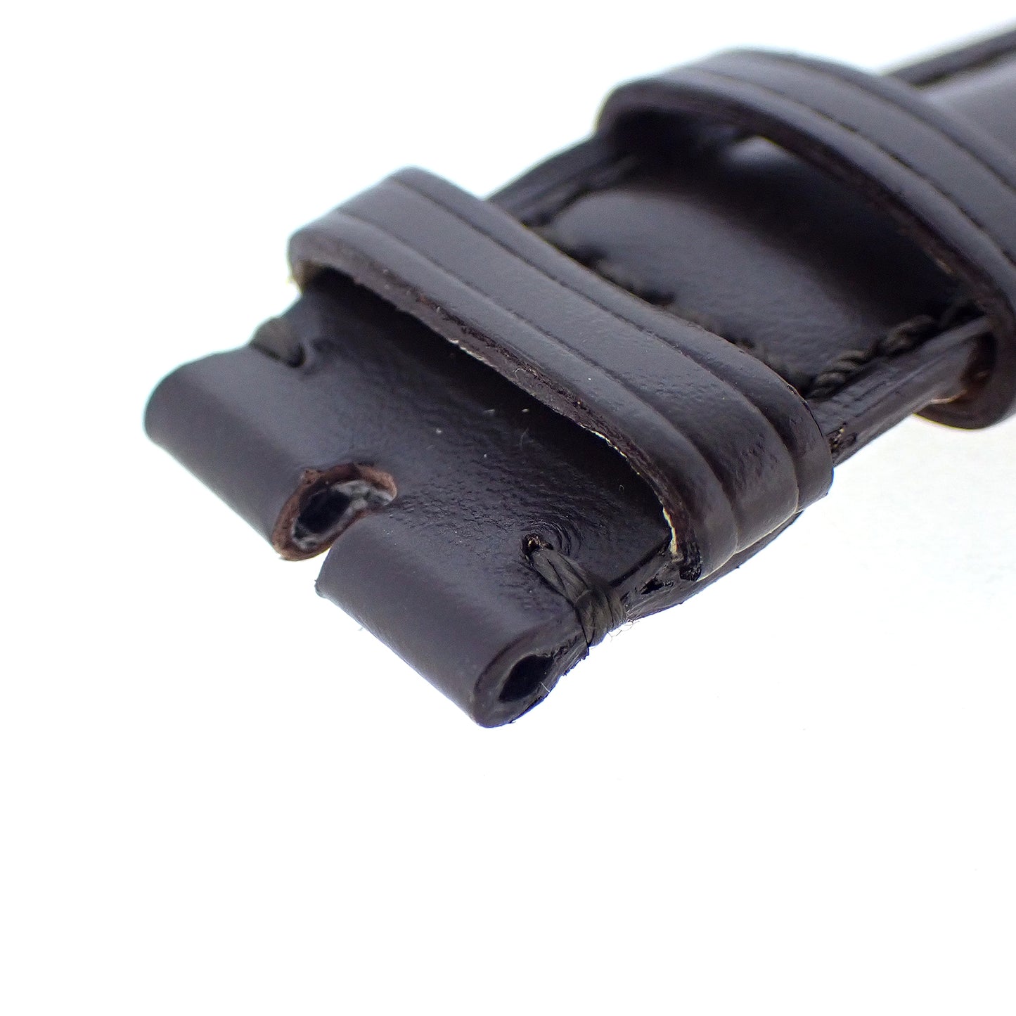 LOUIS VUITTON ルイ・ヴィトン 純正 レザーベルト タンブール用 ダークブラウン ブラウン メンズ 時計ベルト
LV