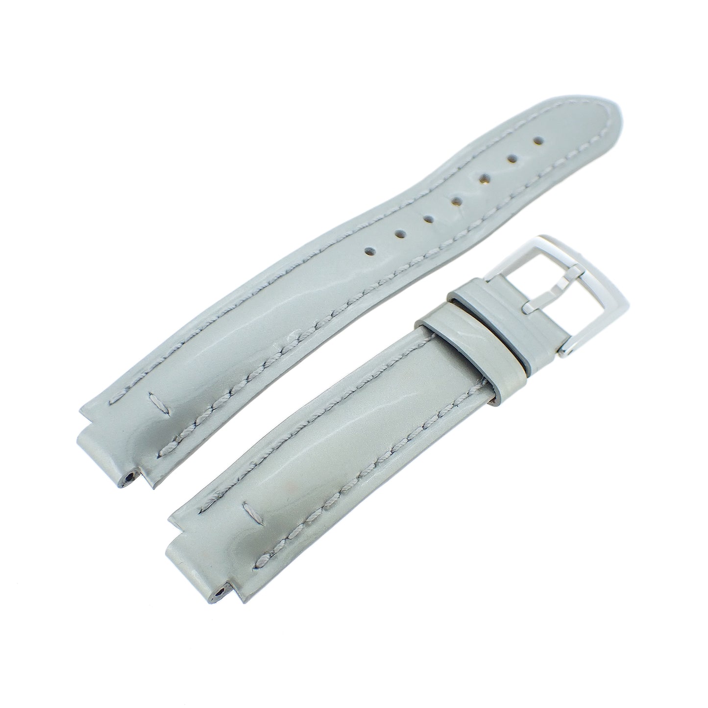 LOUIS VUITTON ルイ・ヴィトン 純正 レザーベルト タンブール用 尾錠付き シルバー シルバー レディース 時計ベルト
LV