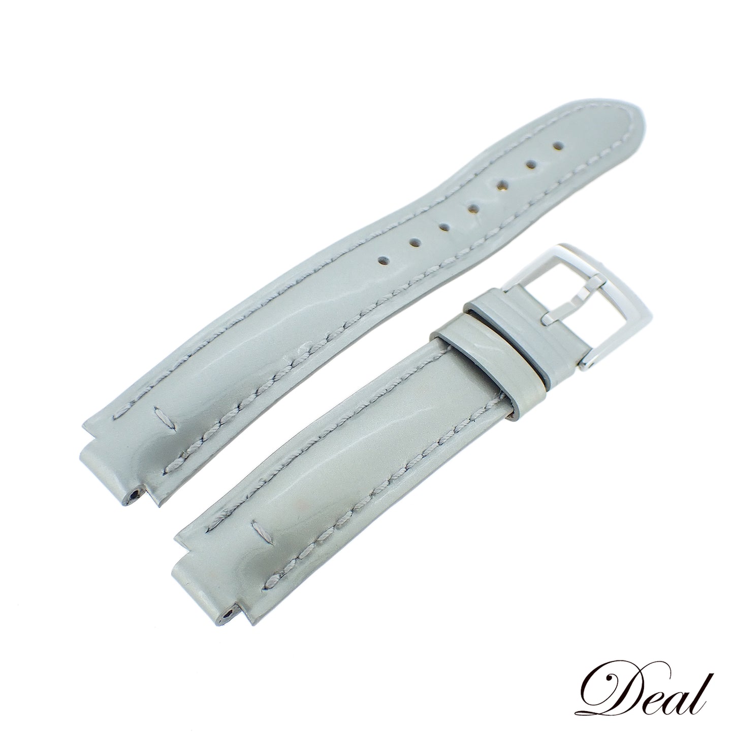 LOUIS VUITTON ルイ・ヴィトン 純正 レザーベルト タンブール用 尾錠付き シルバー シルバー レディース 時計ベルト
LV