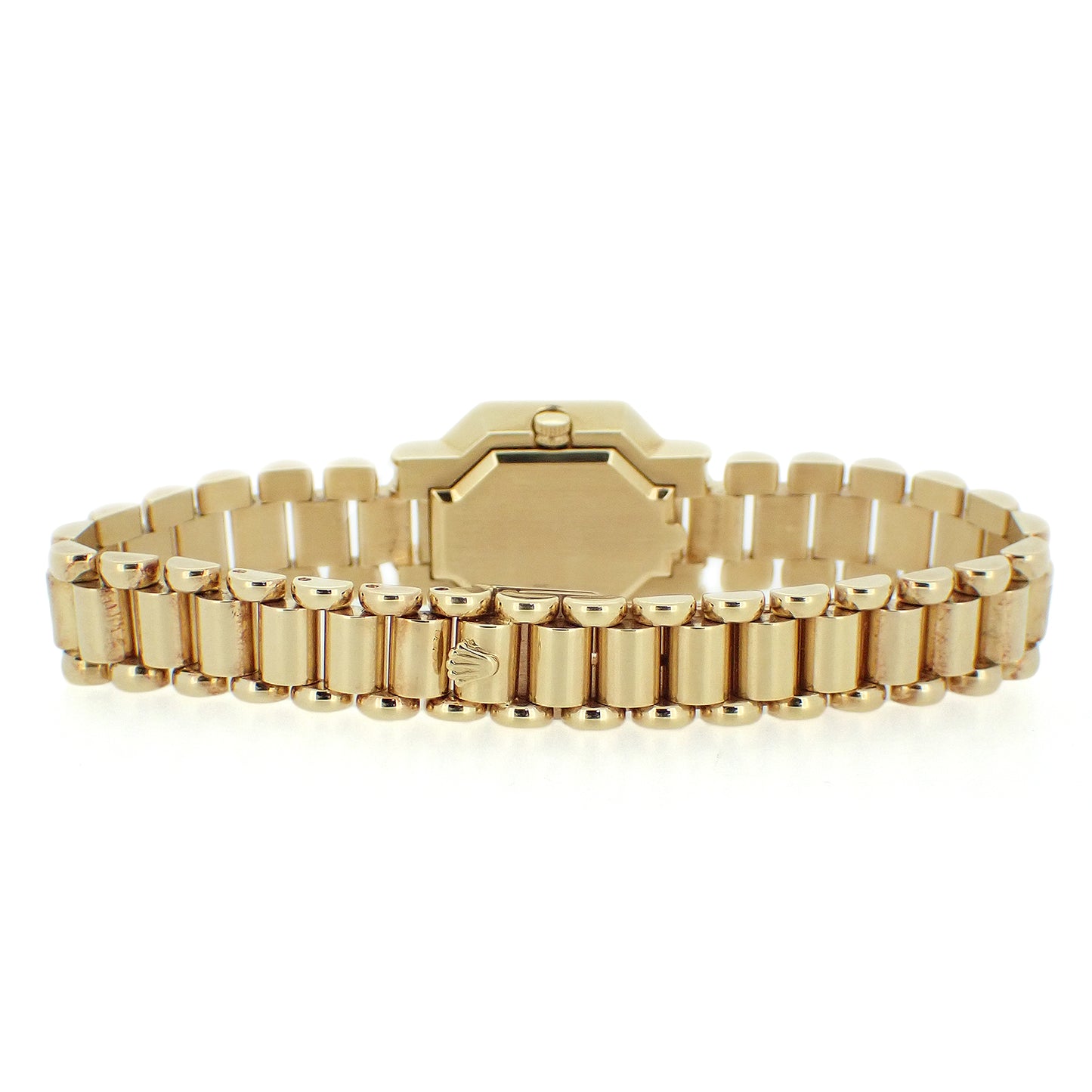 K18YG ベゼルダイヤ ROLEX ロレックス チェリーニ 3PD L 2255 レディース 腕時計