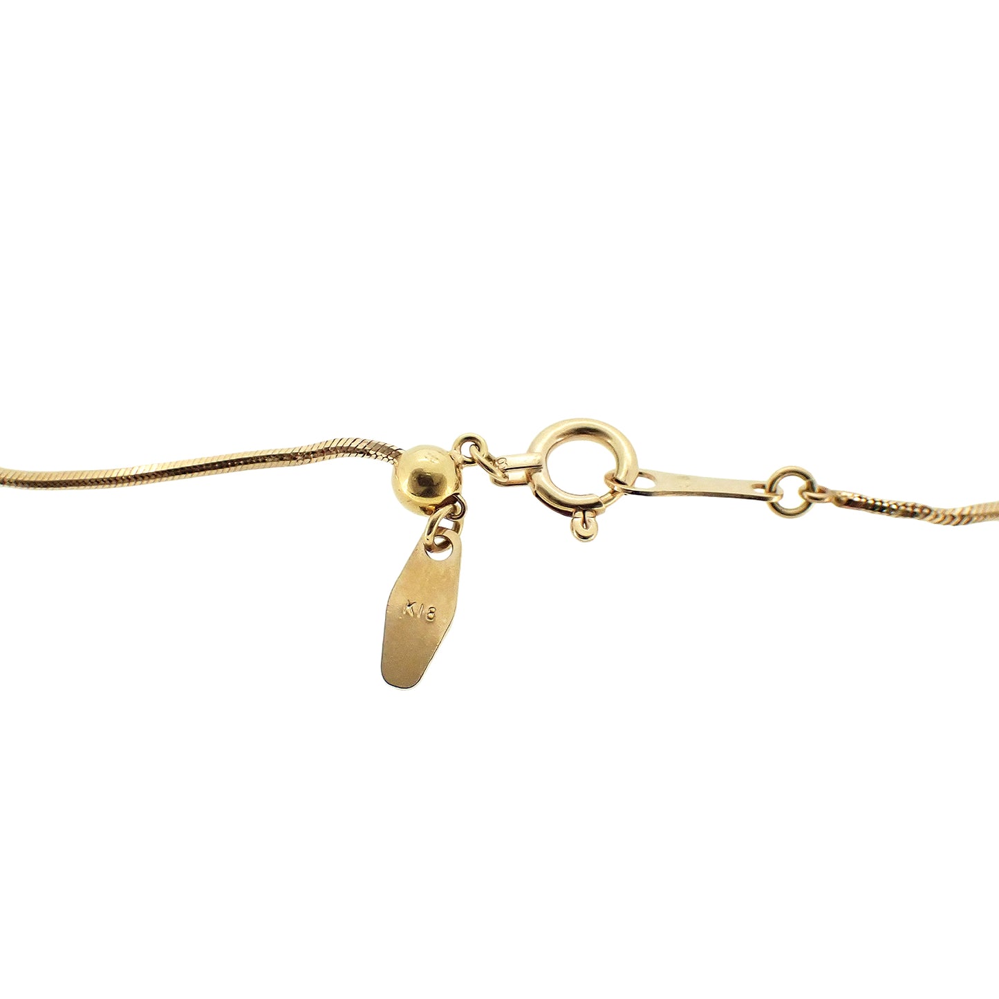 K18PG ダイヤモンド 0.521ct レディース ネックレス