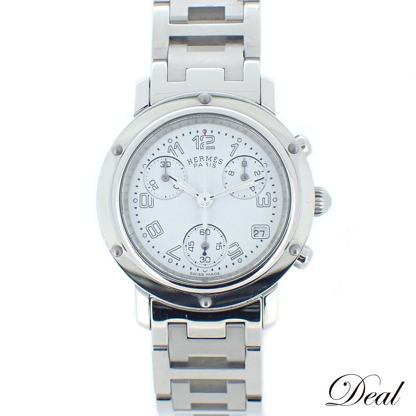 HERMES エルメス クリッパー クロノグラフ CL1.310 ボーイズ レディース 腕時計