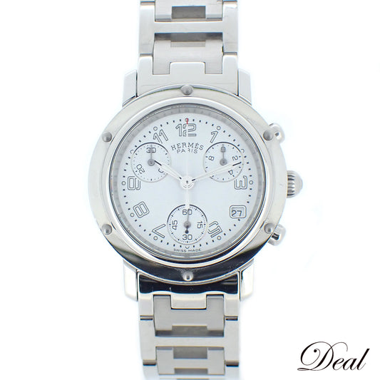 HERMES エルメス クリッパー クロノグラフ CL1.310 ボーイズ レディース 腕時計