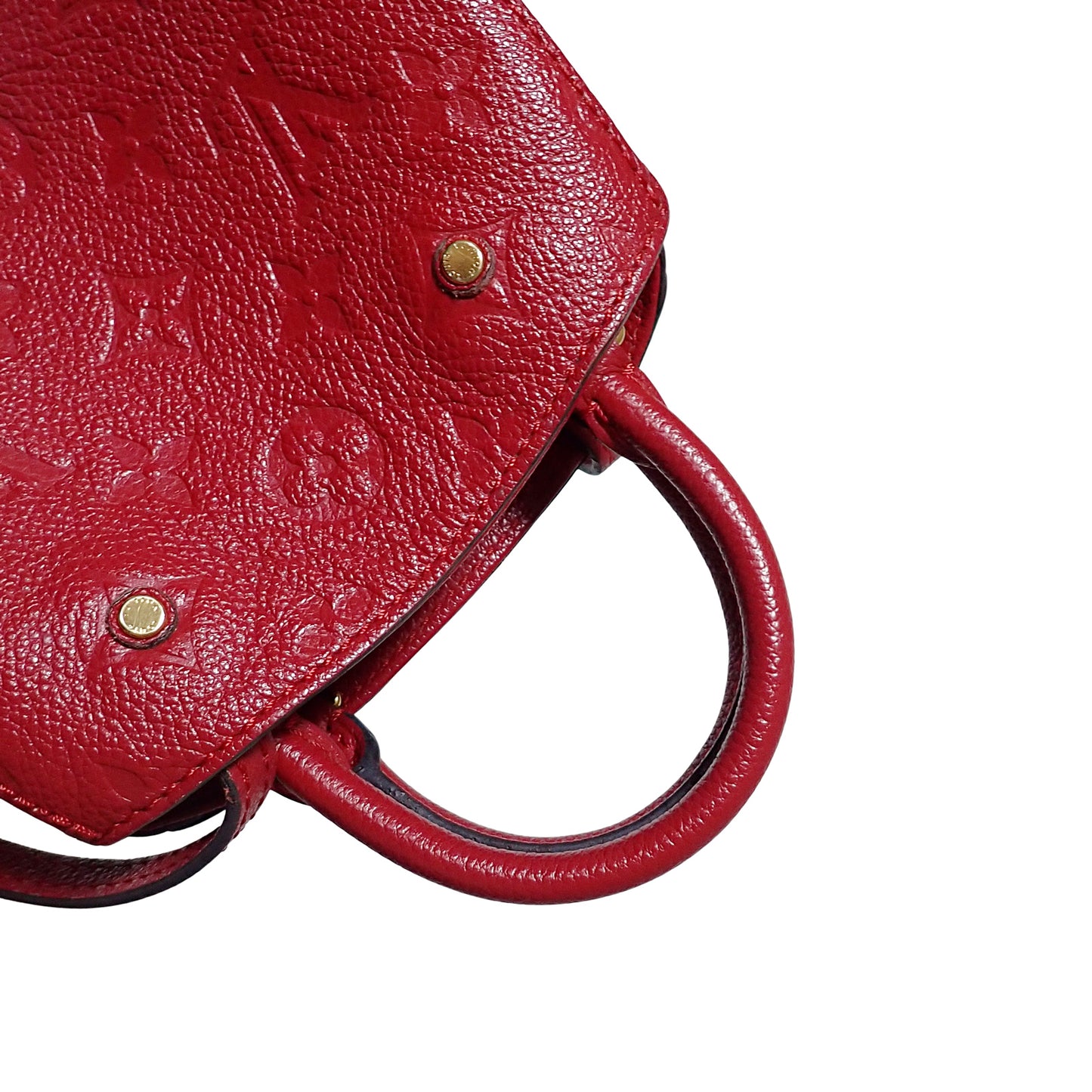 LOUIS VUITTON ルイ・ヴィトン ナノ モンテーニュ モノグラム プラント M50865 レッド レディース ショルダーバッグ
LV