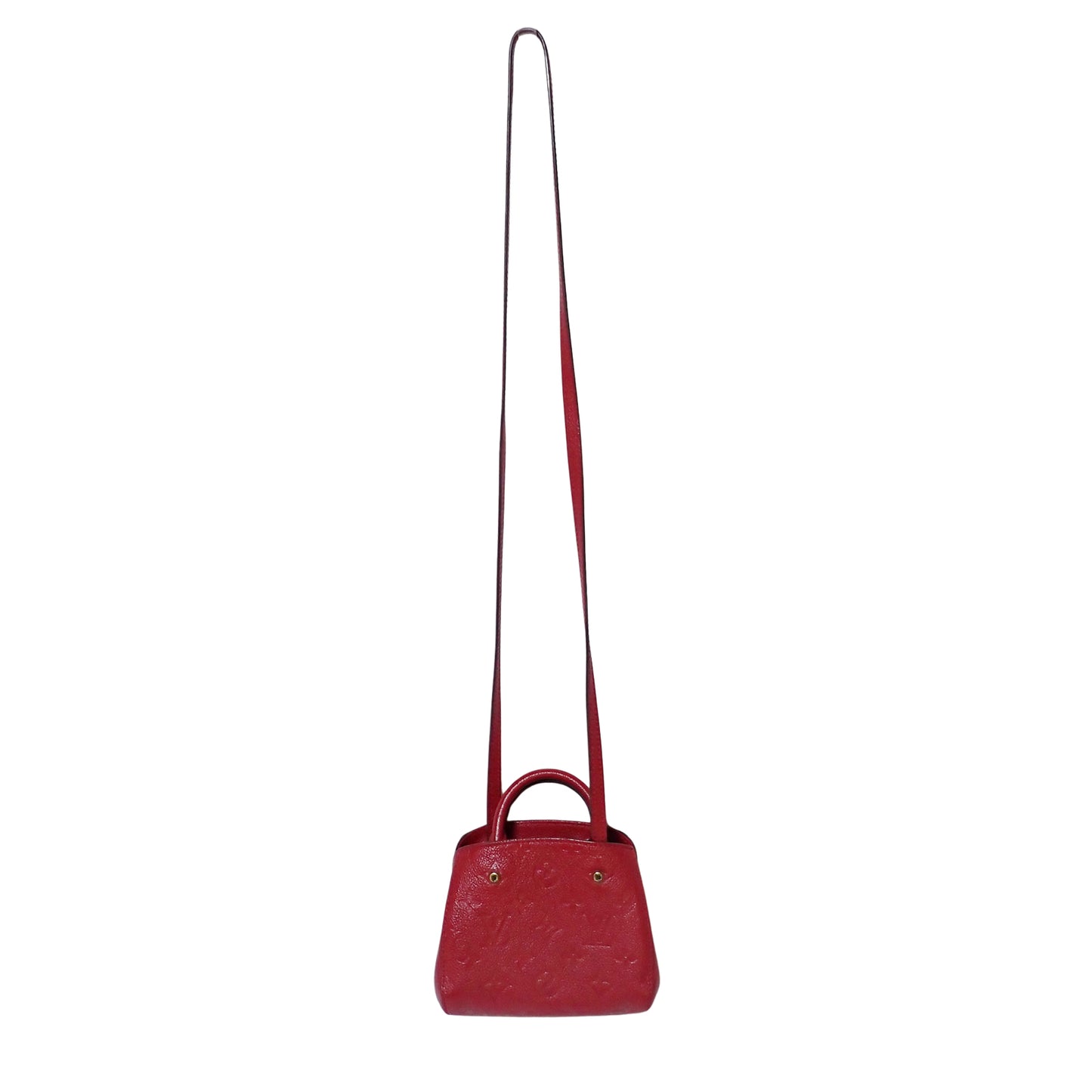 LOUIS VUITTON ルイ・ヴィトン ナノ モンテーニュ モノグラム プラント M50865 レッド レディース ショルダーバッグ
LV