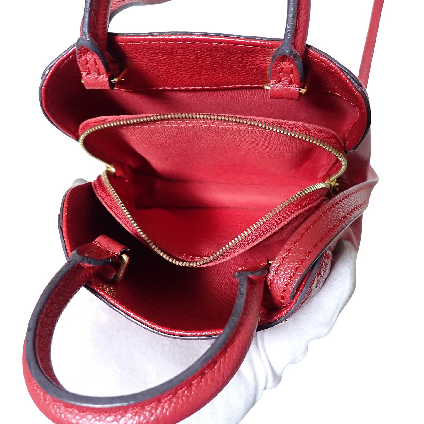 LOUIS VUITTON ルイ・ヴィトン ナノ モンテーニュ モノグラム プラント M50865 レッド レディース ショルダーバッグ
LV