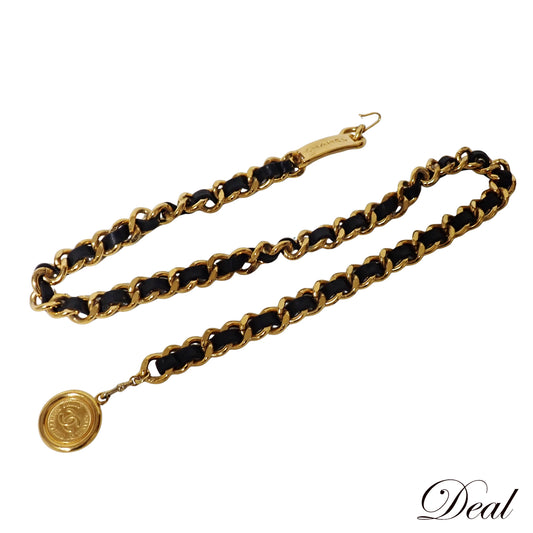 CHANEL シャネル ココマーク チェーン ヴィンテージ レディース ベルト