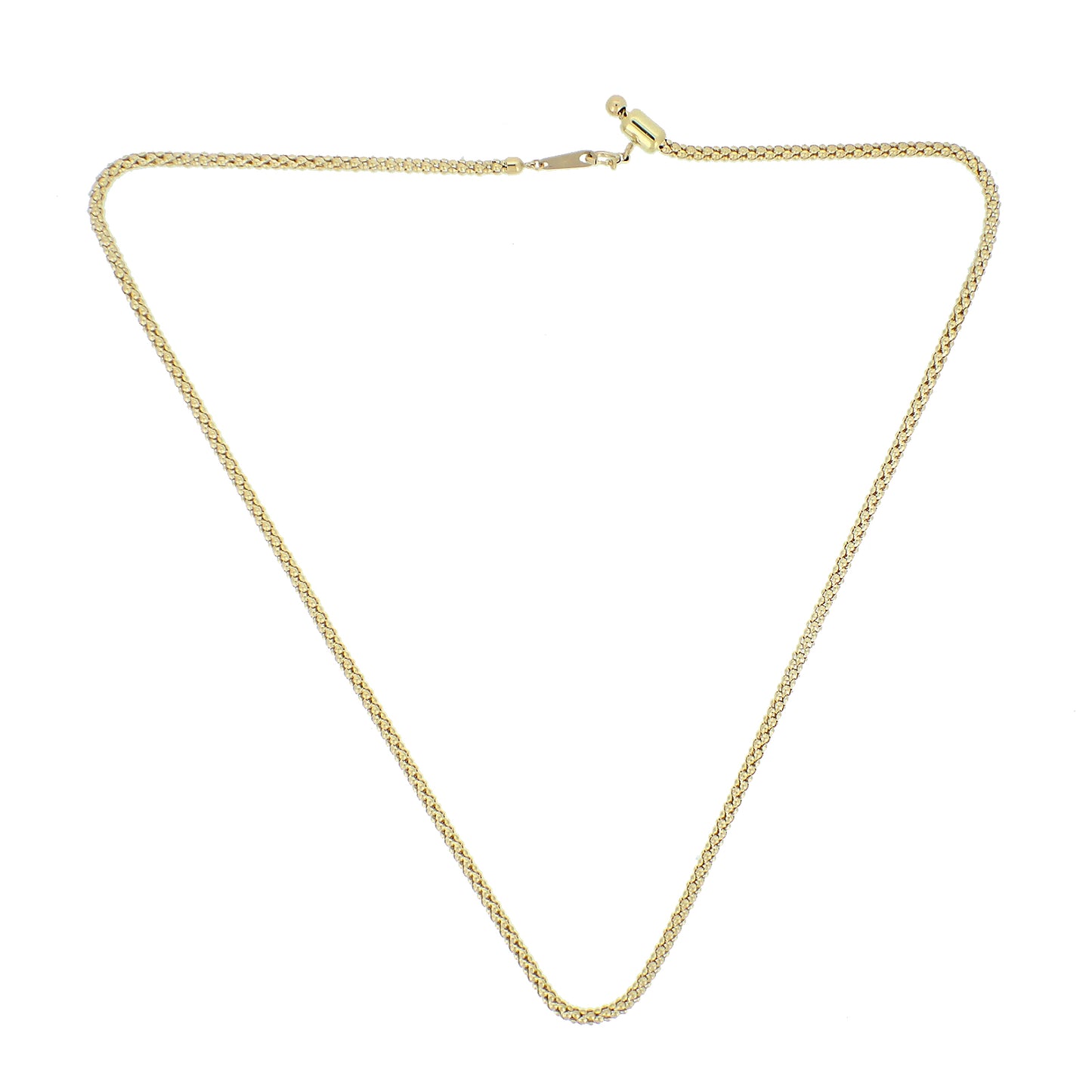 ネックレス チェーン K18 YG レディース ネックレス