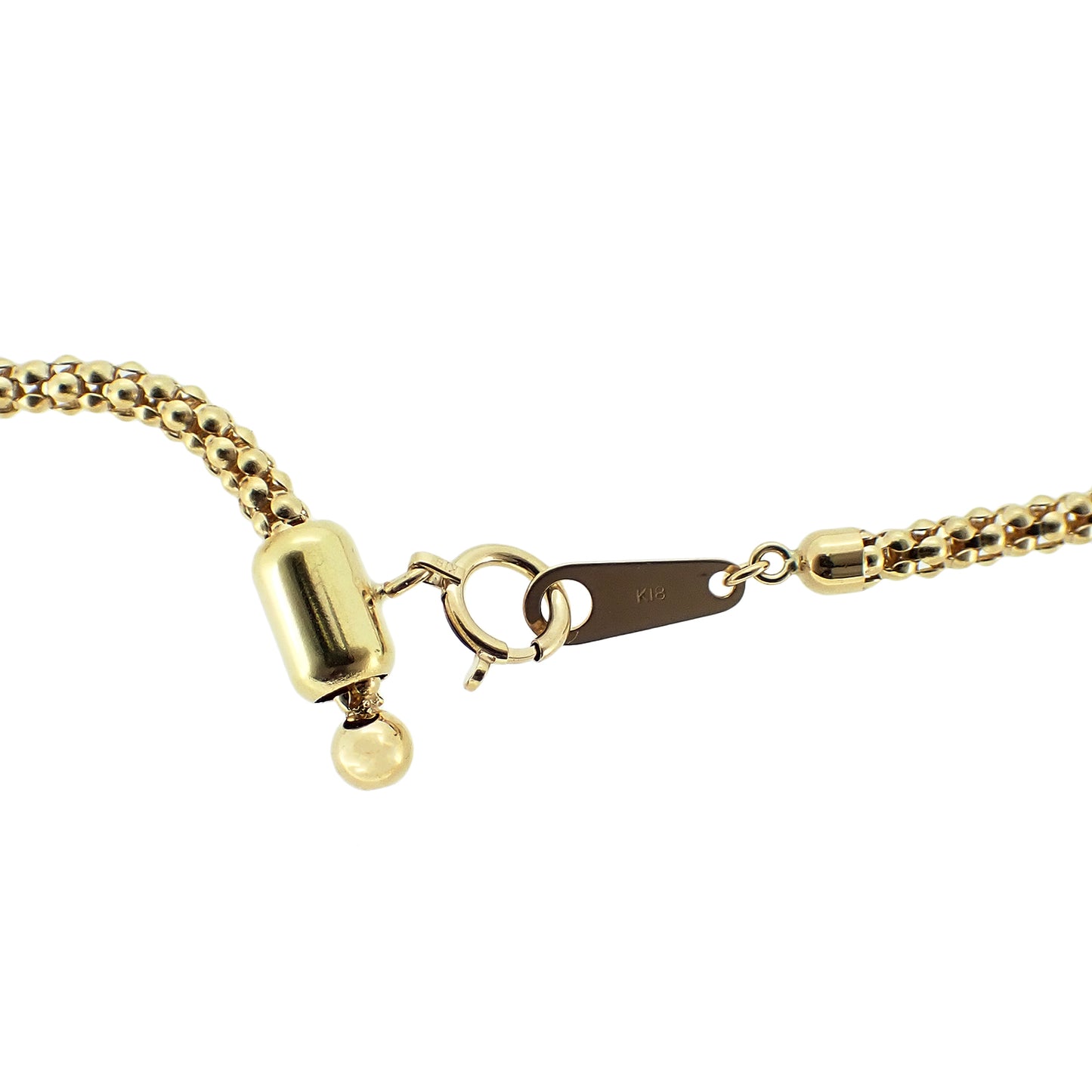 ネックレス チェーン K18 YG レディース ネックレス